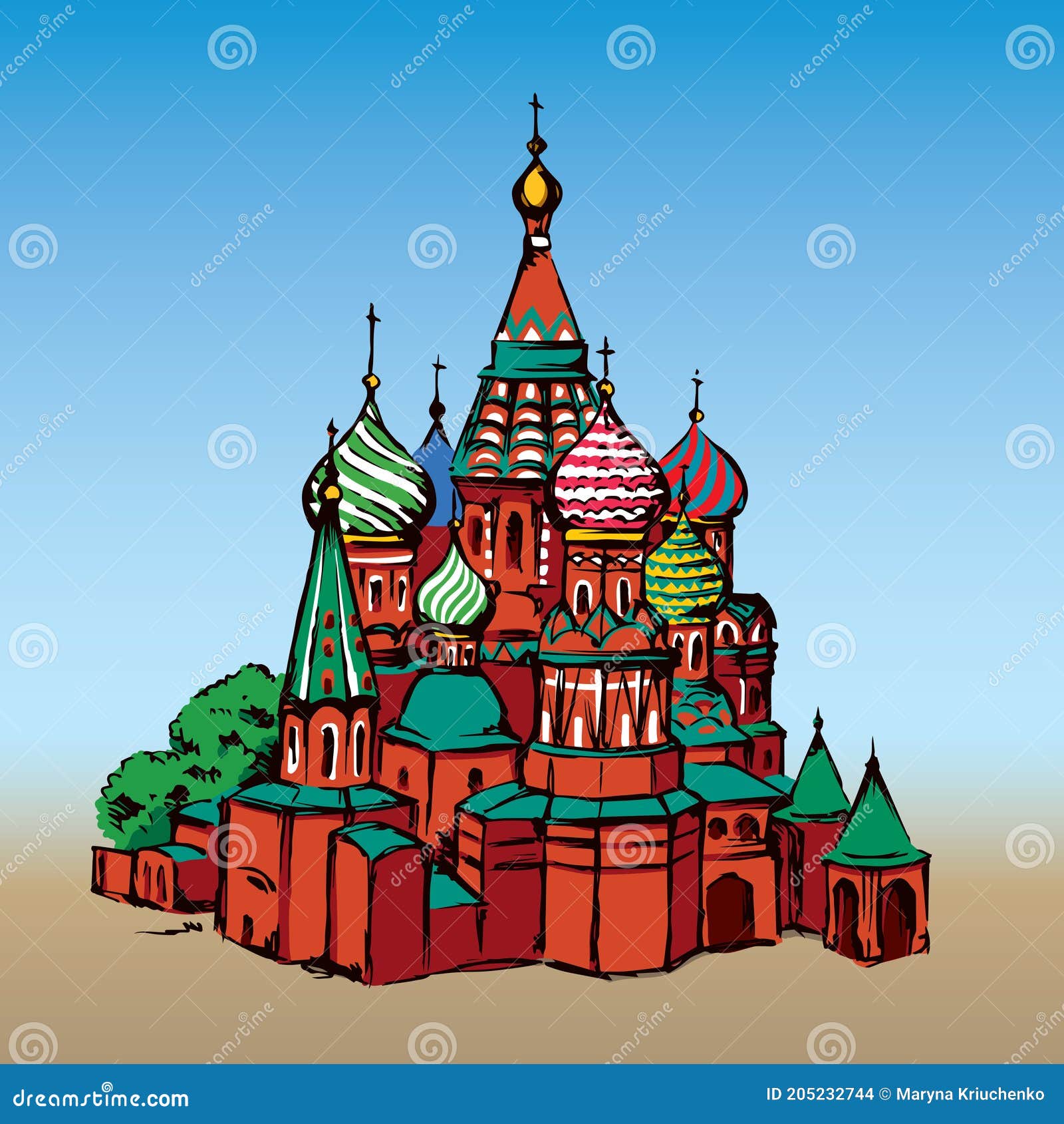Нарисованный кремль