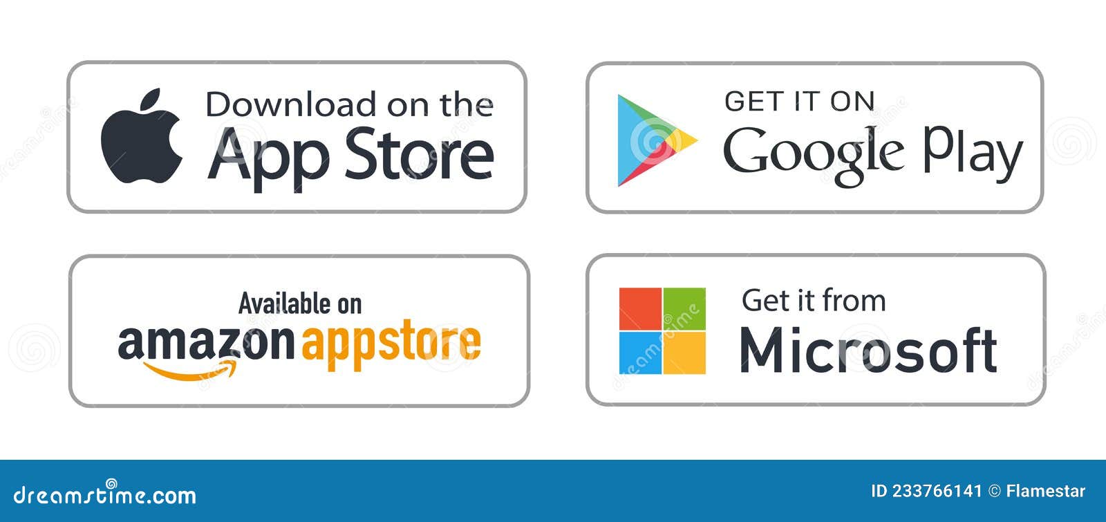 Кьев Украйн 7 Ноября 2021 : Кнопки Google Play Store Amazon.