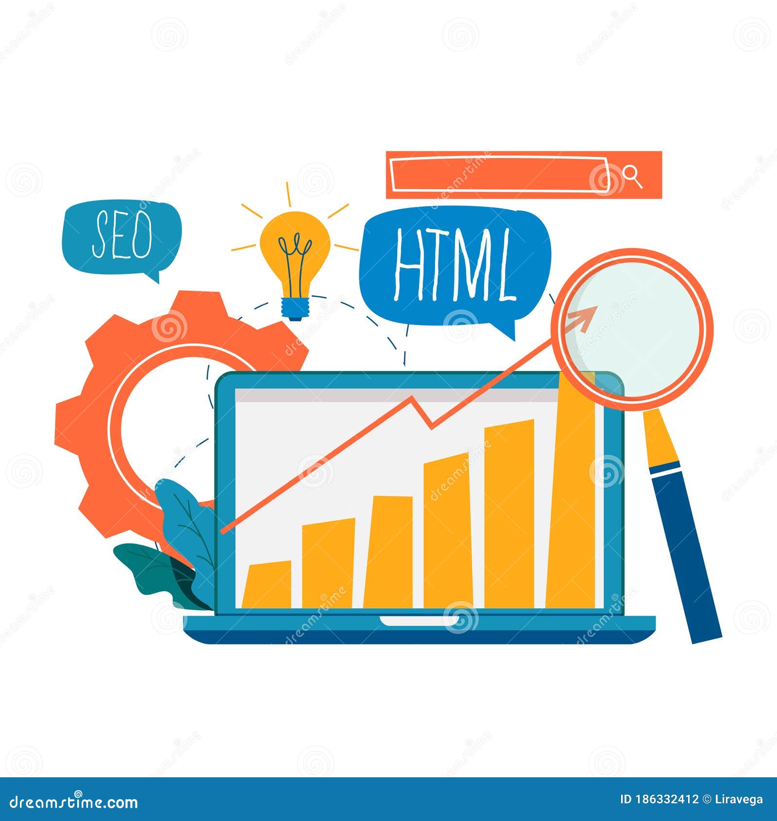 Seo Search Engine Optimization Keyword Research Web Site Analytics Service Flat Vector Illustration Seo Concept Web Site Codi Stock Vector Illustration Of Optimization Design