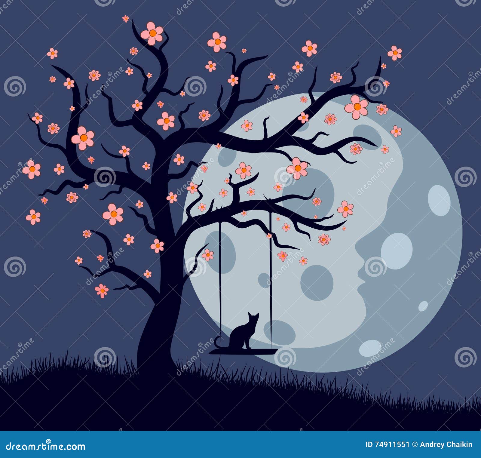 Ночью деревья спят. Дерево Луна вектор. Дерево ночью рисунок. Иллюстрация ночь ветка дерева. Дерево в лампочке рисунок.