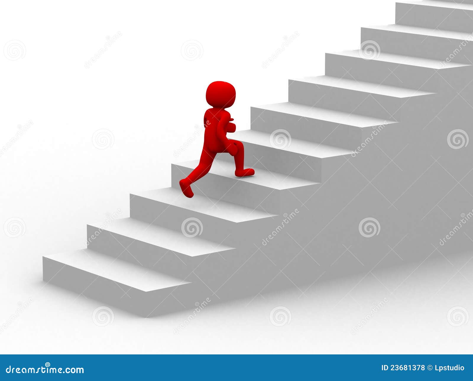 На ступеньку вскакивает хлопчик. Человечек на лестнице. Человек на ступеньках. Ступени вверх. Лестница вверх.