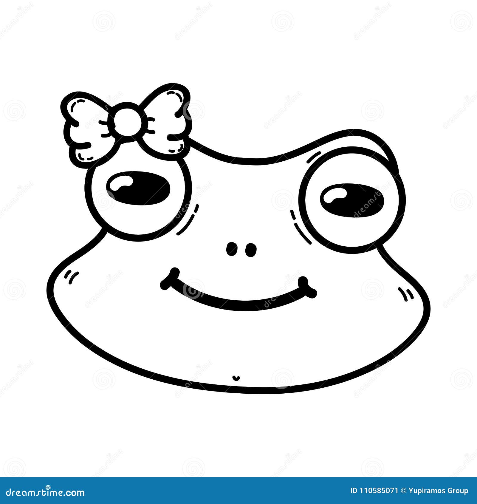 Мордочка лягушки рисунок