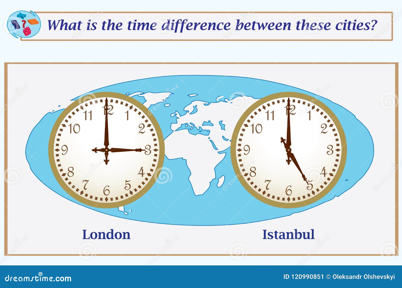 Разница времени между часами