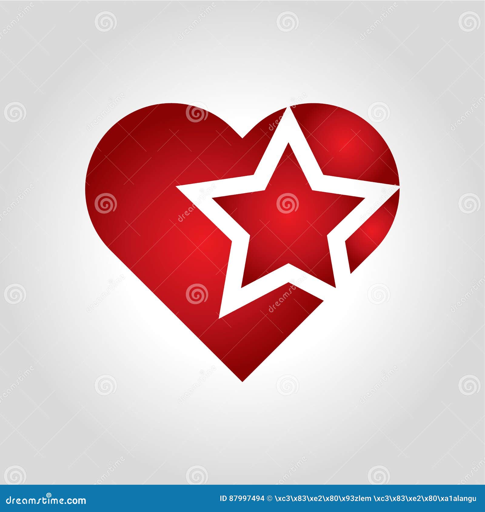 Сердце со звездами