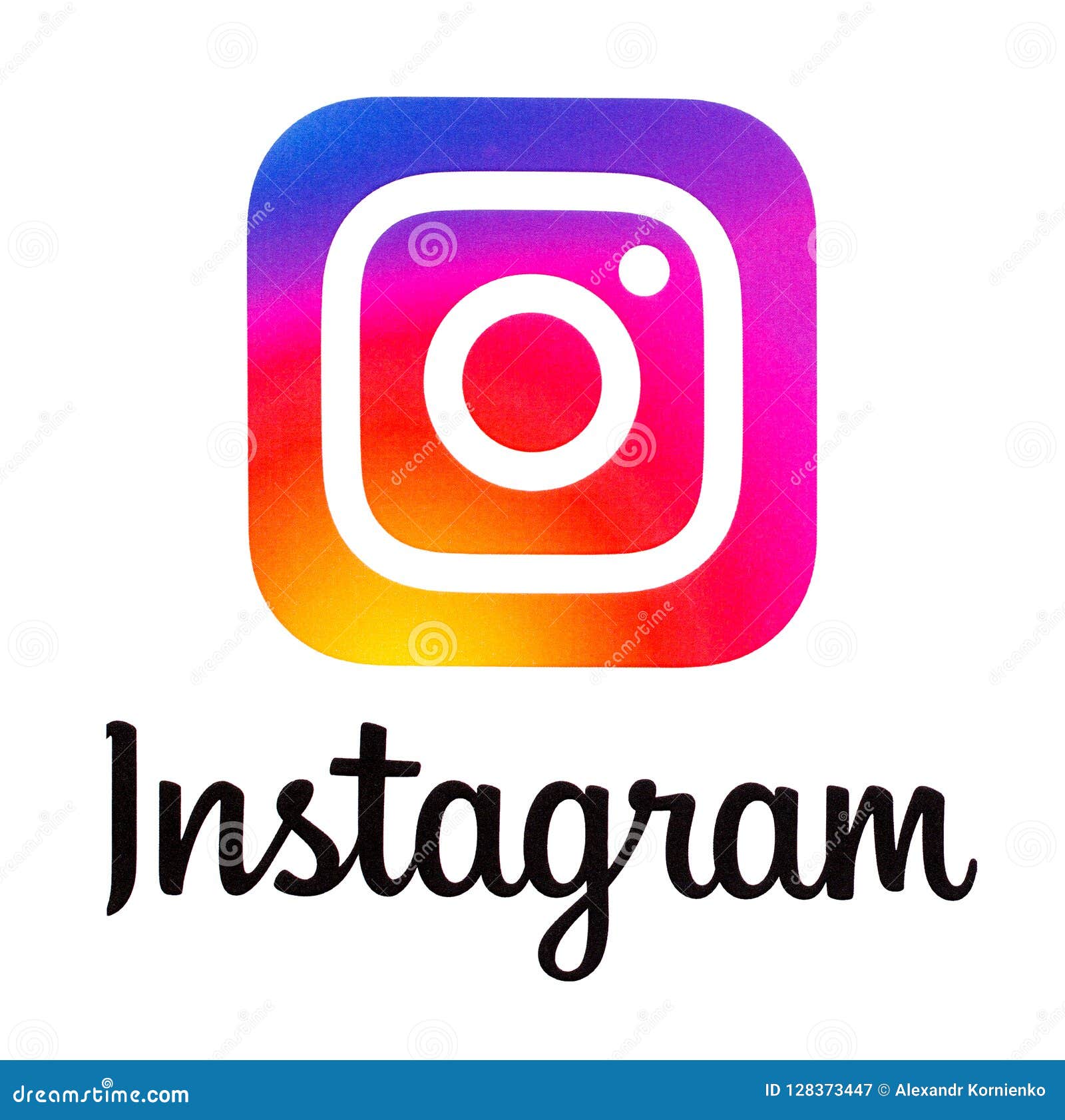 Логотип Instagram Новый Редакционное Фотография. Изображение.
