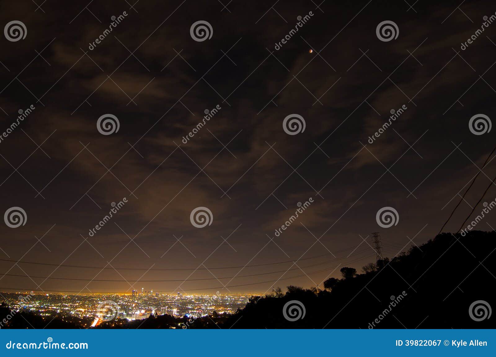 Лунное затмение итога луны крови 14-ое апреля 2014 (4/14 ...