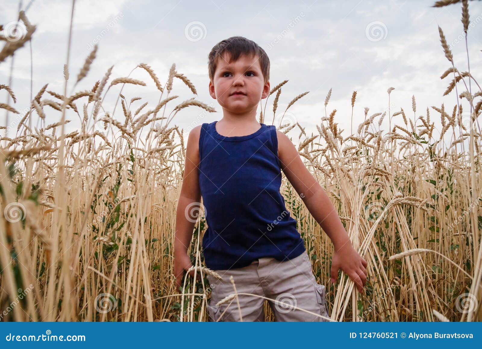 Фото Мальчик В Поле