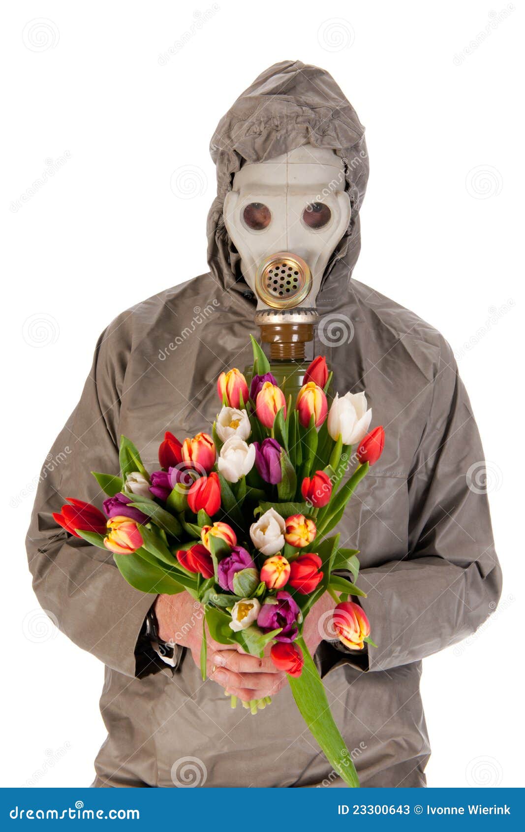 маска человека газа цветков Стоковое Изображение - изображениенасчитывающей цветасто, бело: 23300643