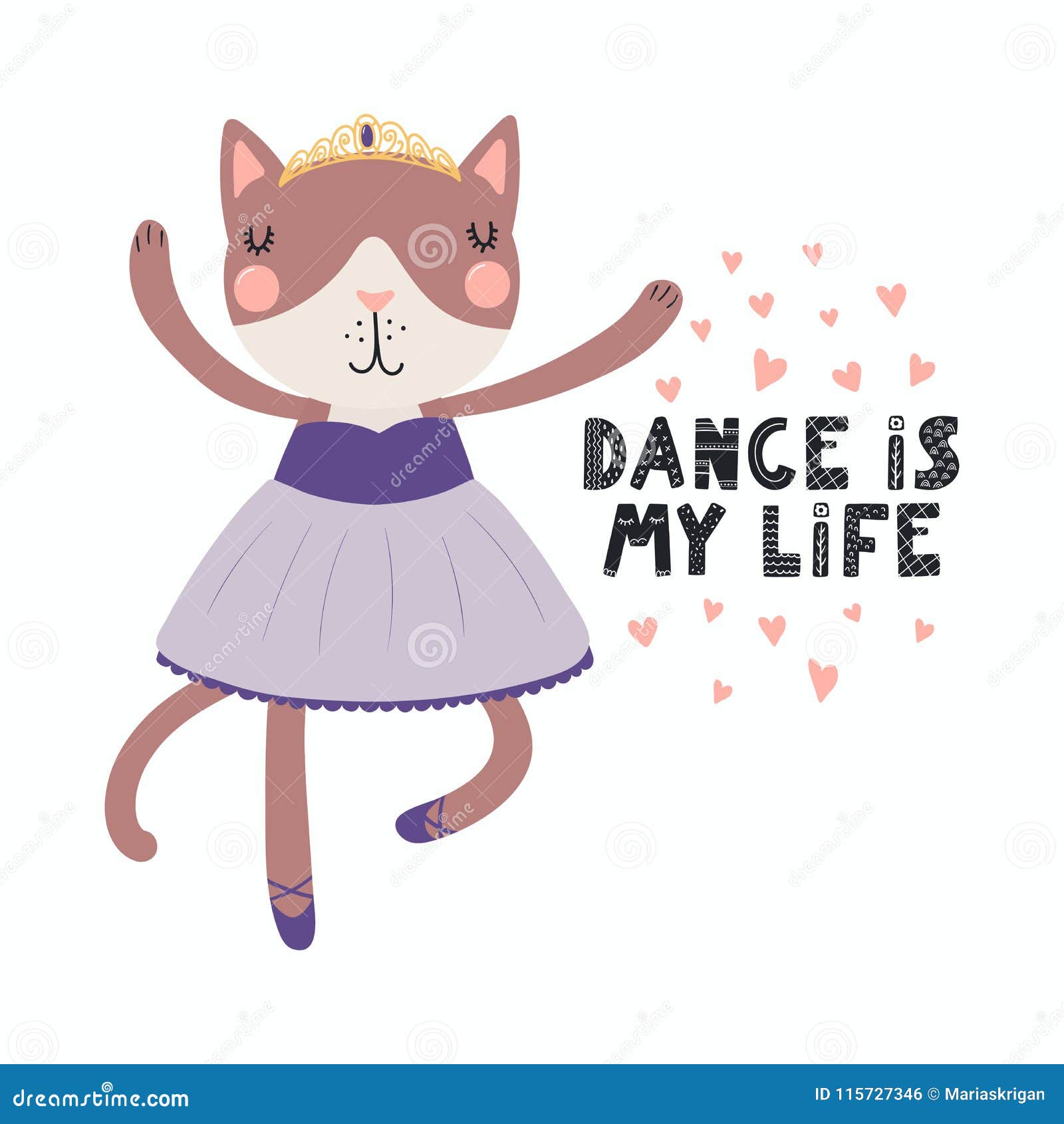Cat ballerina