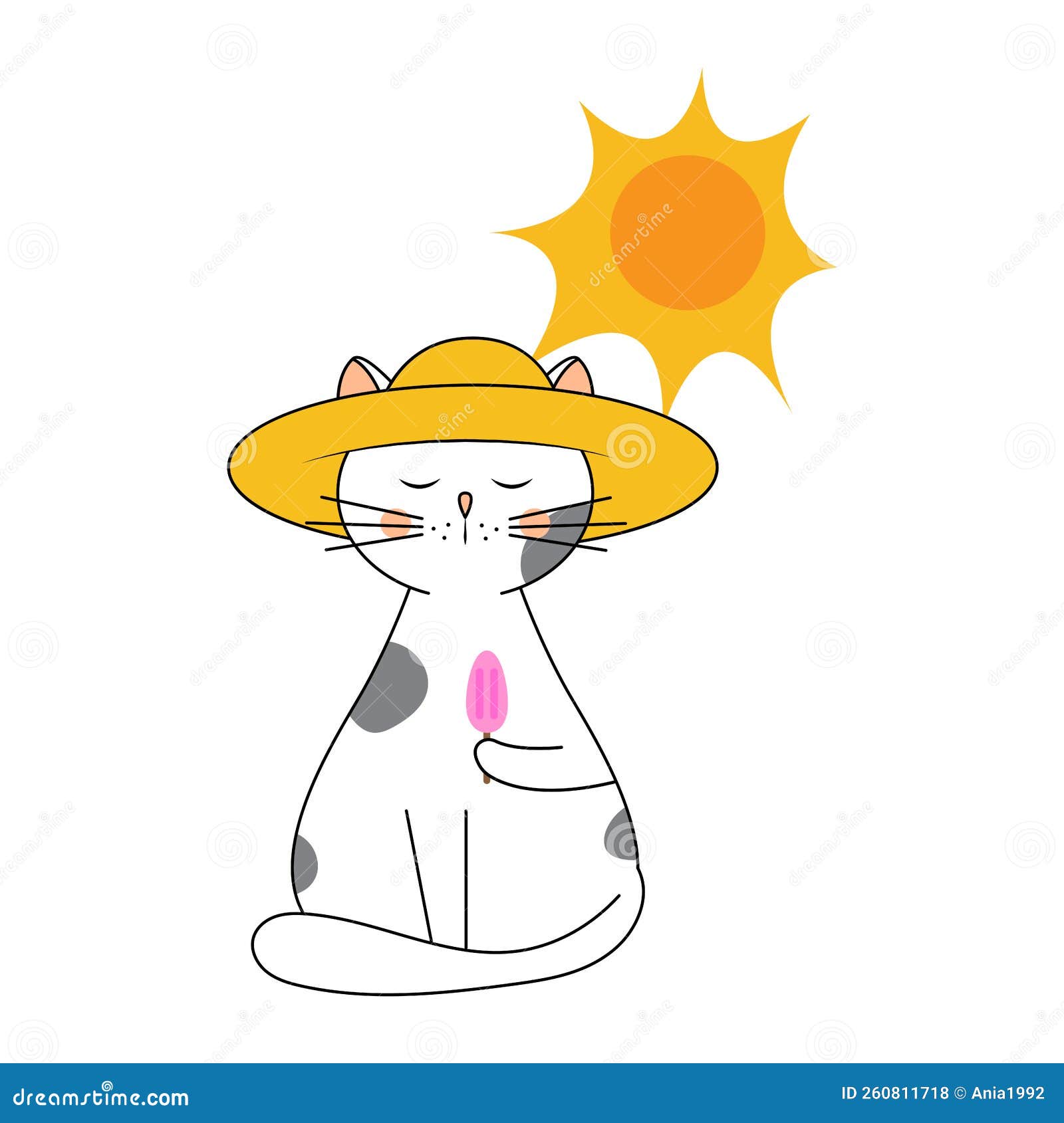 Кот в панамке