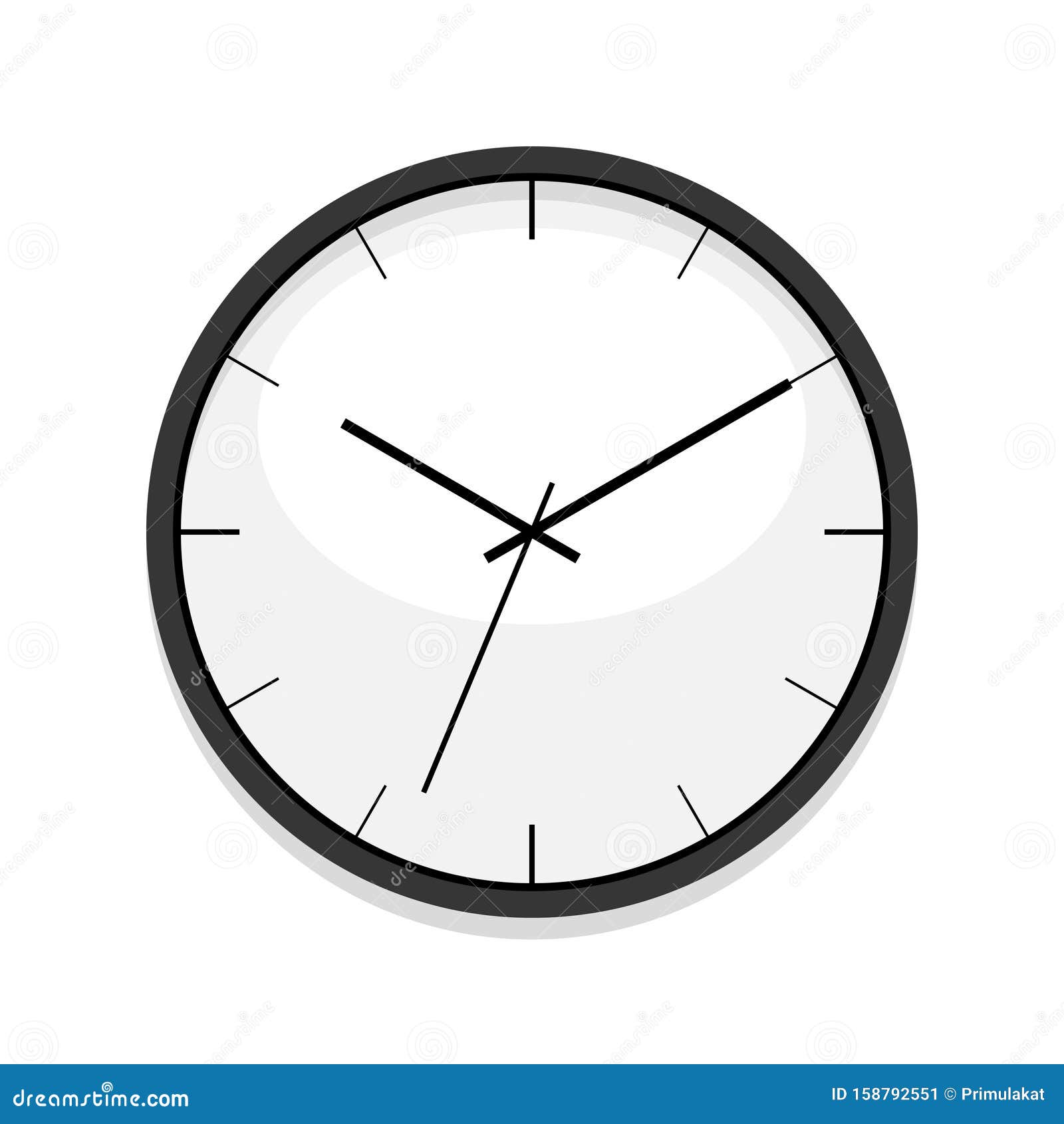 Минималистический белый значок часов, единичный изолированный векторный рисунок Иллюстрация вектора - иллюстрации насчитывающей самомоднейше, срок: 158792551