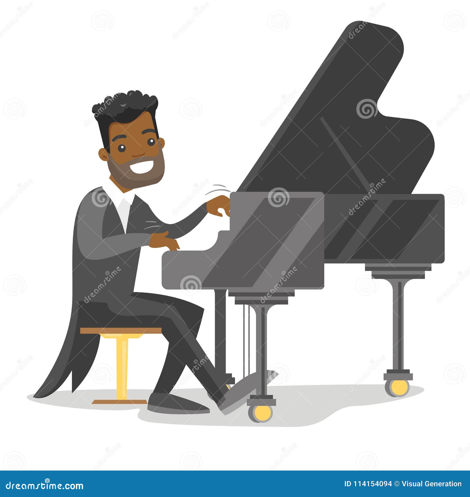 He can play piano. Пианист вектор. Пианист за фортепиано вектор. Пианистка мультяшная. Человек за пианино вектор.