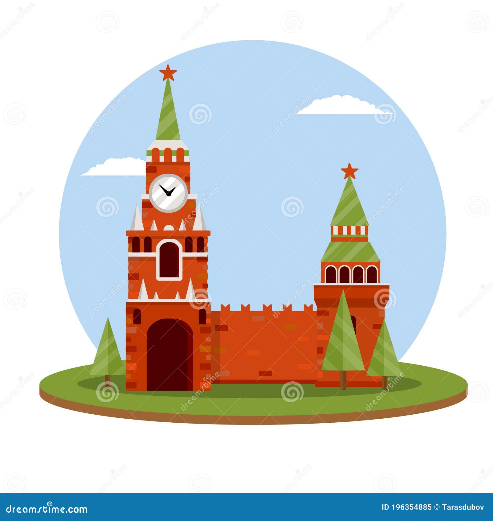 Нарисованный кремль