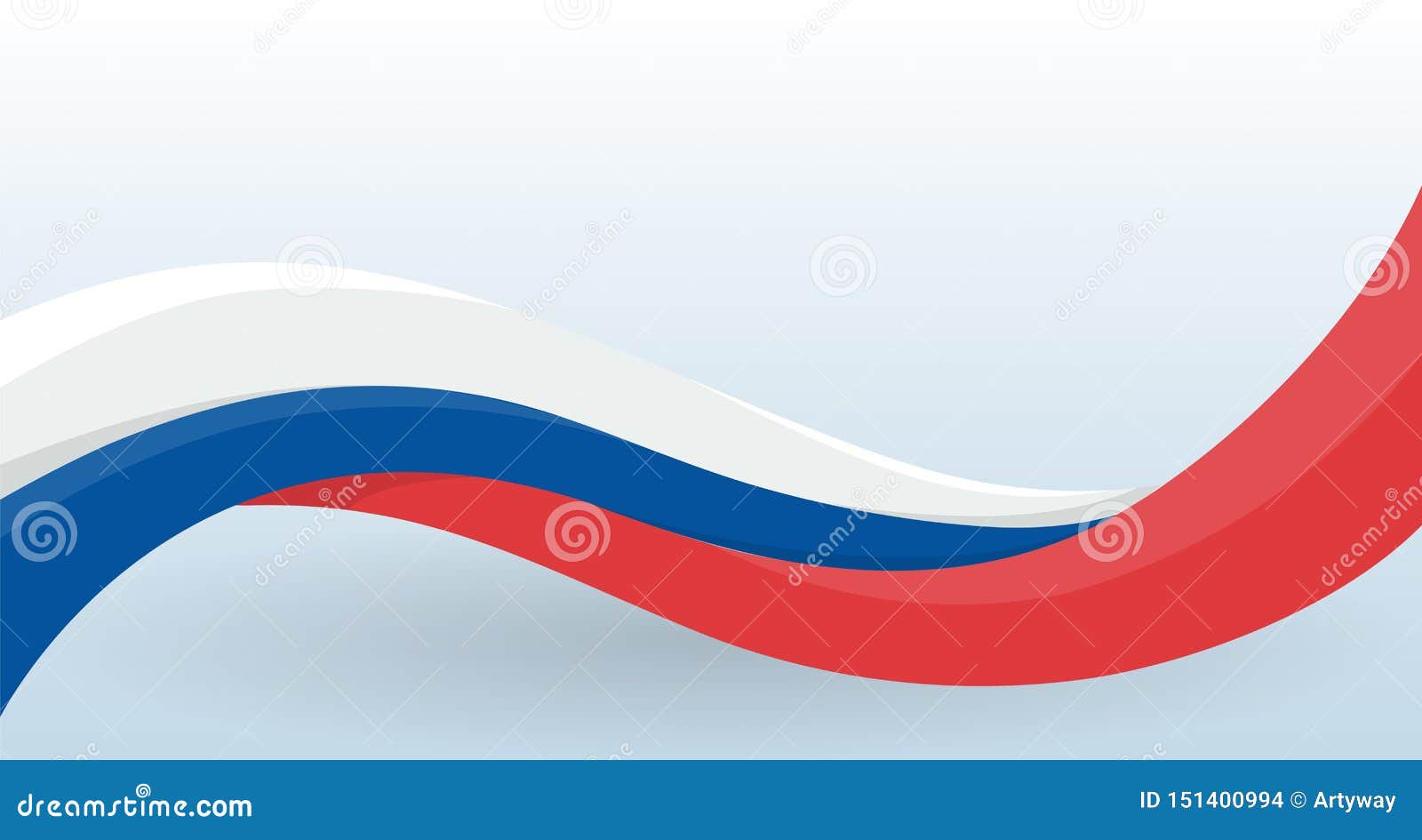 Фон российский флаг