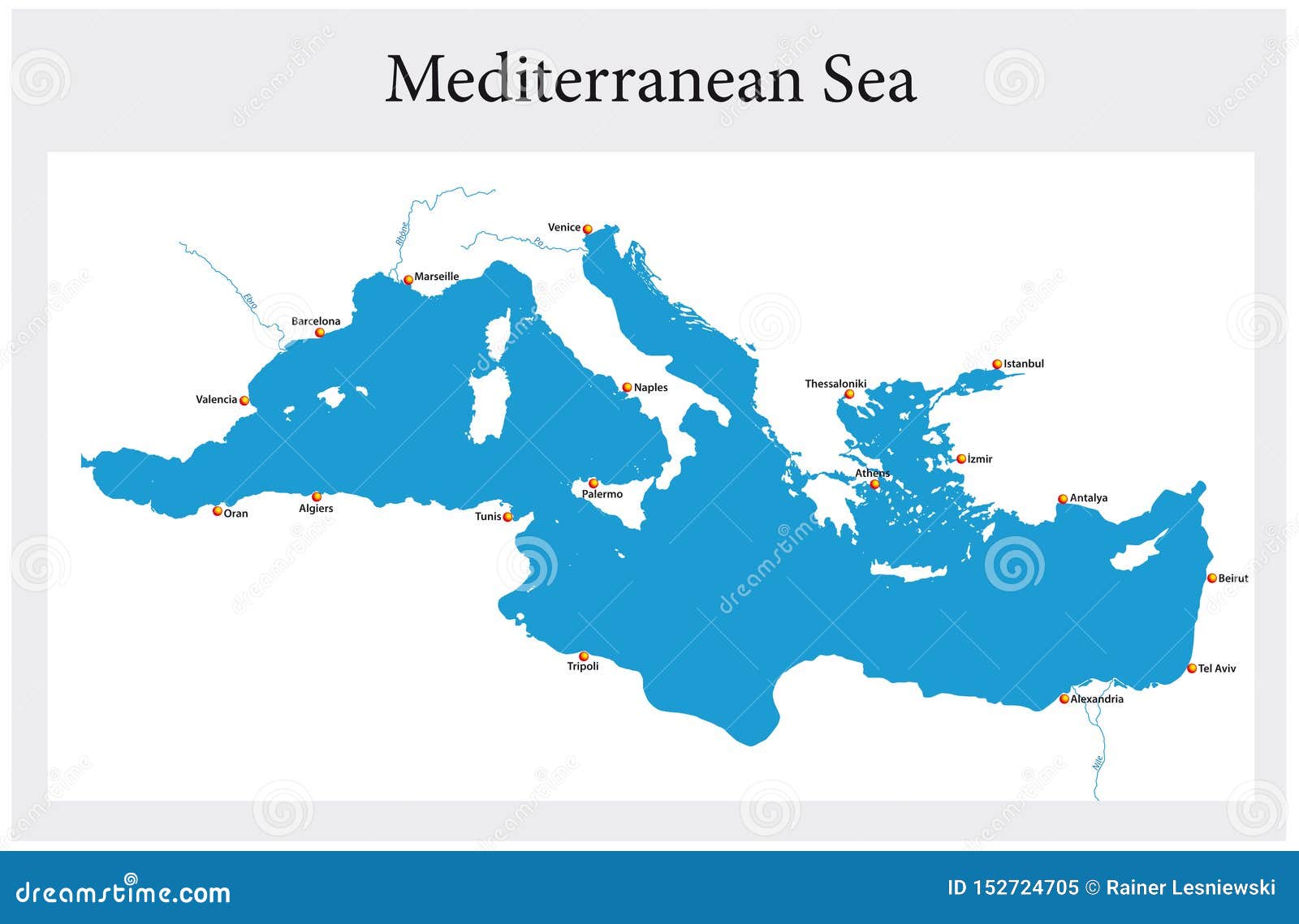 Средиземное Море На Карте Фото