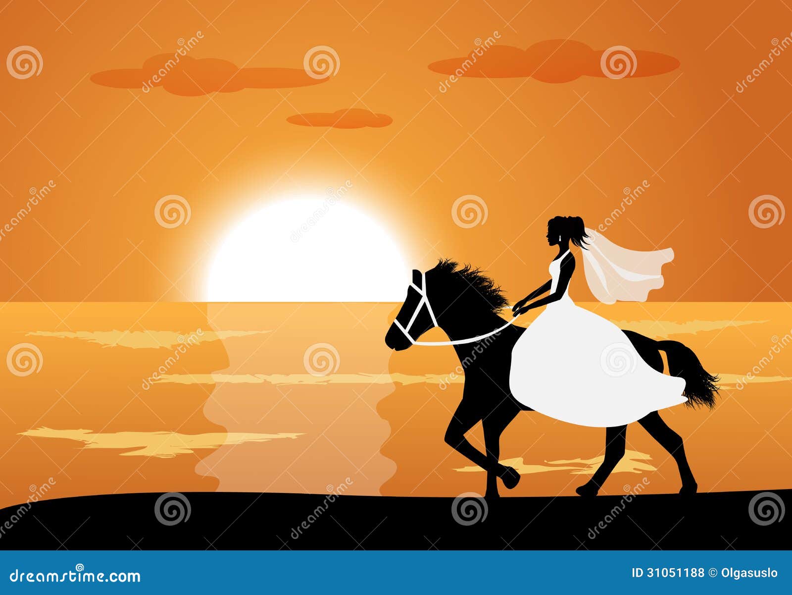 Девочка едет на коне рисунок. Лошадь едет карьером.