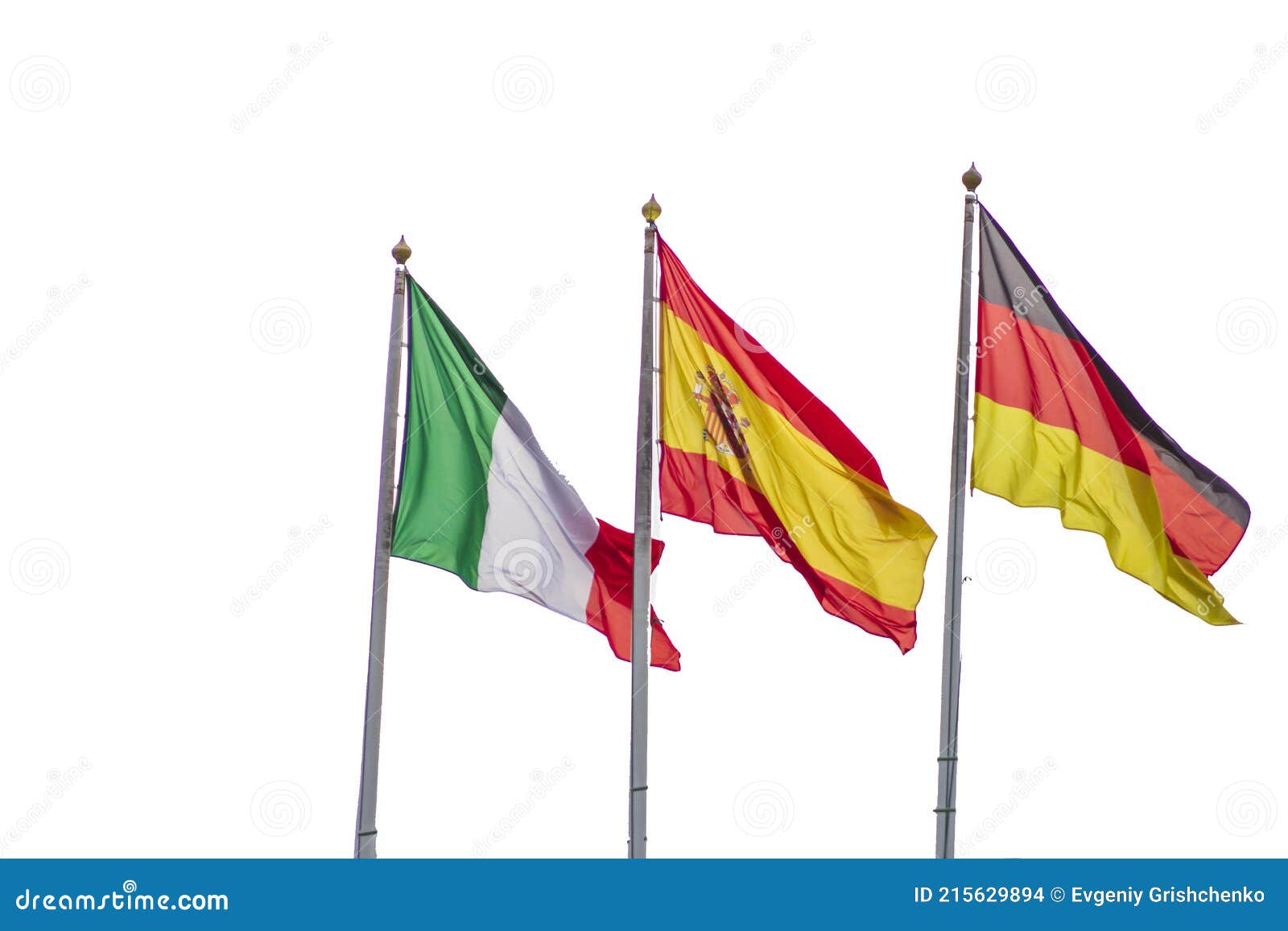 немецкий испанский флаг европа форум изолированный белый фон Стоковое Фото  - изображение насчитывающей плита, бразильские: 215629894