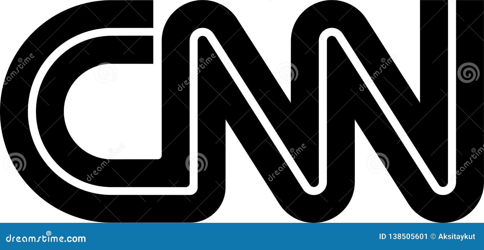 Новости логотипа CNN редакционное фото. иллюстрации насчитывающей получка -  138505601