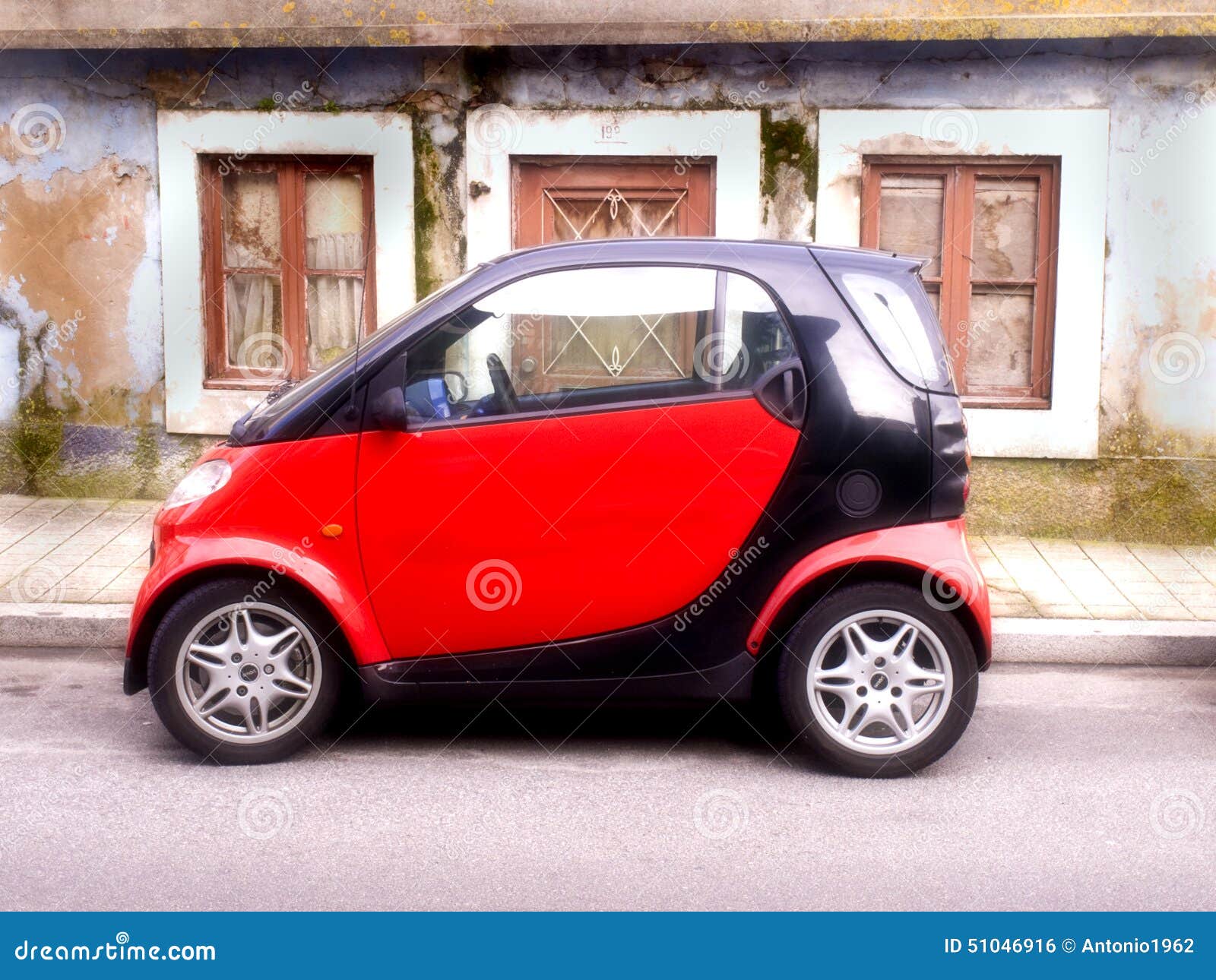 Smart Fortwo красно черный