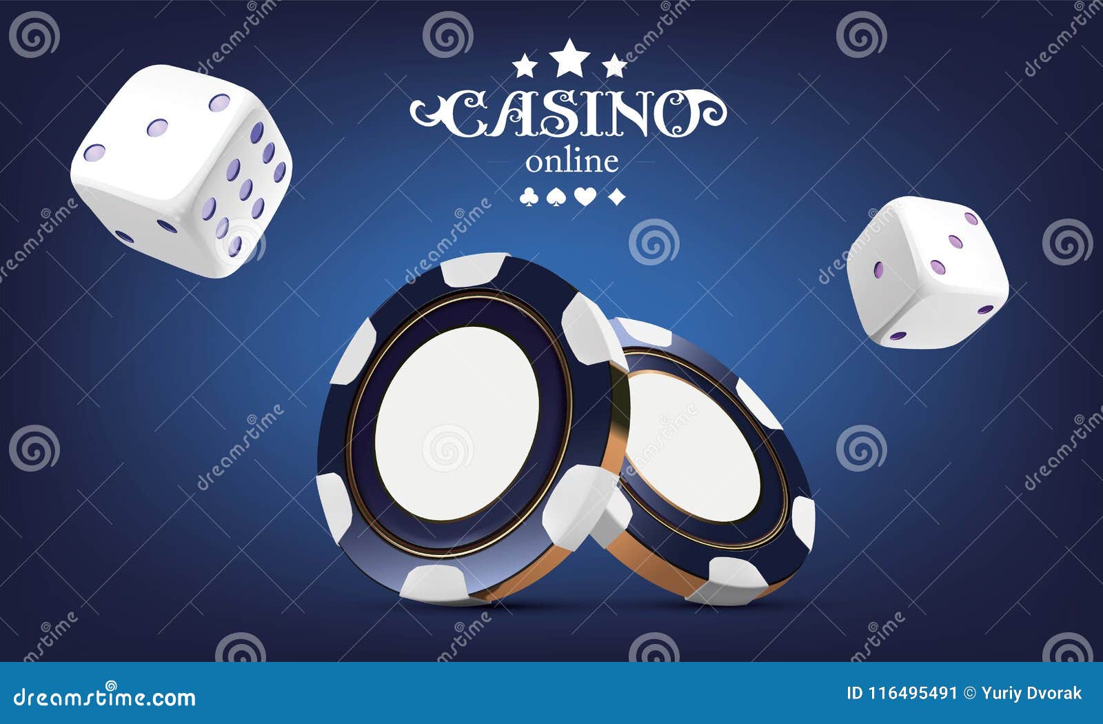 Обломоки и кость покера казино Обломоки игры 3D казино Онлайн знамя казино Голубой реалистический обломок Играя в азартные игры к Иллюстрация вектора - иллюстрации насчитывающей знак, рулетка: 116495491