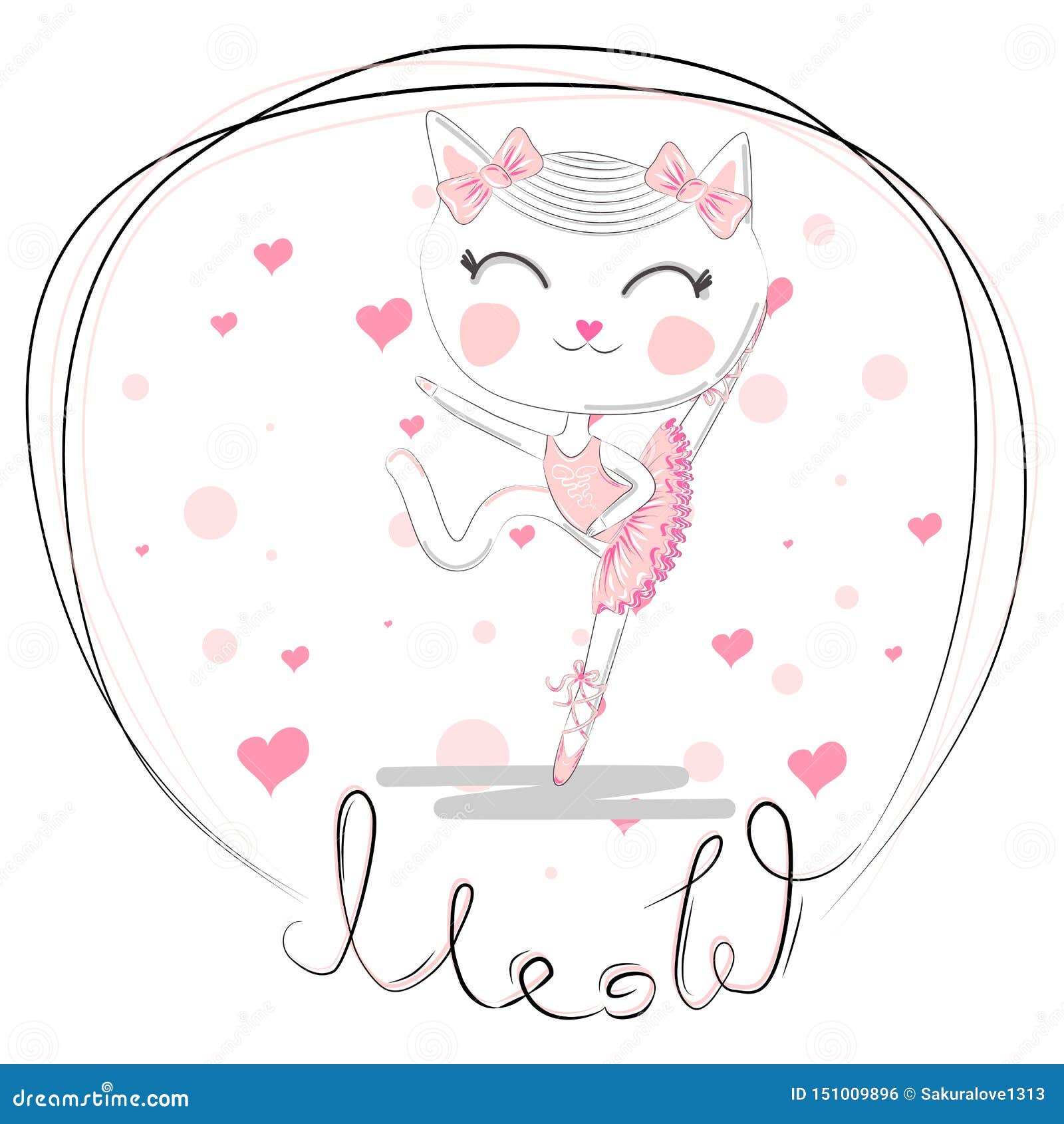 Cat ballerina