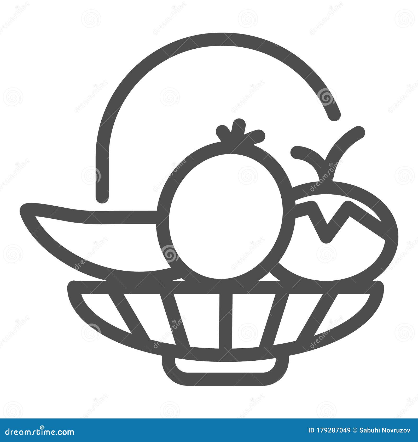 Овощи и фрукты вдоль значок. Полная тарелка с иллюстрацией овощей и фруктов  изолированной на белом. Здоровые органическое Иллюстрация вектора -  иллюстрации насчитывающей иллюстрация, органическо: 179287049