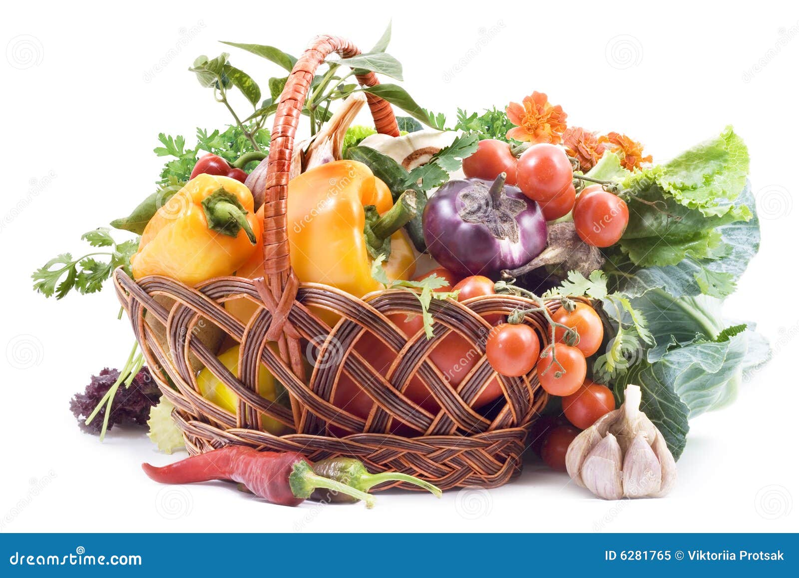 Корзинка с овощами