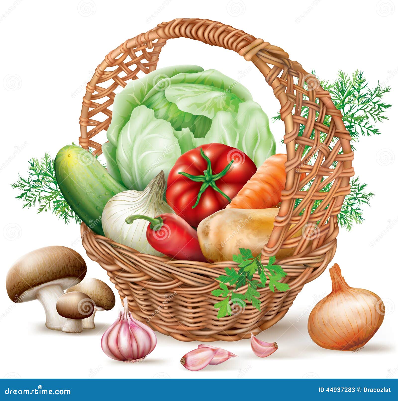 Картинки корзина с овощами