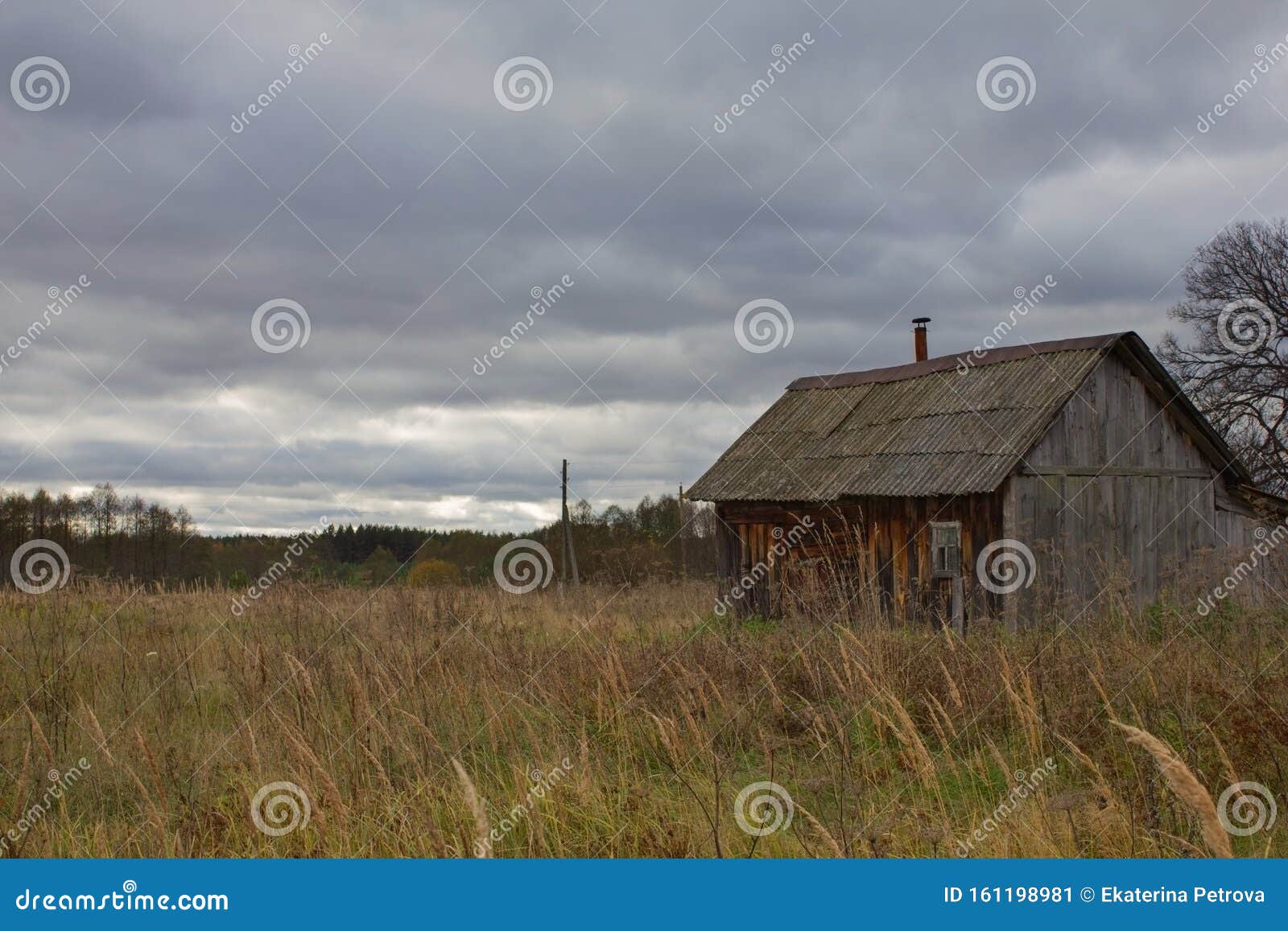 Фото Осенний Пейзаж В Деревне