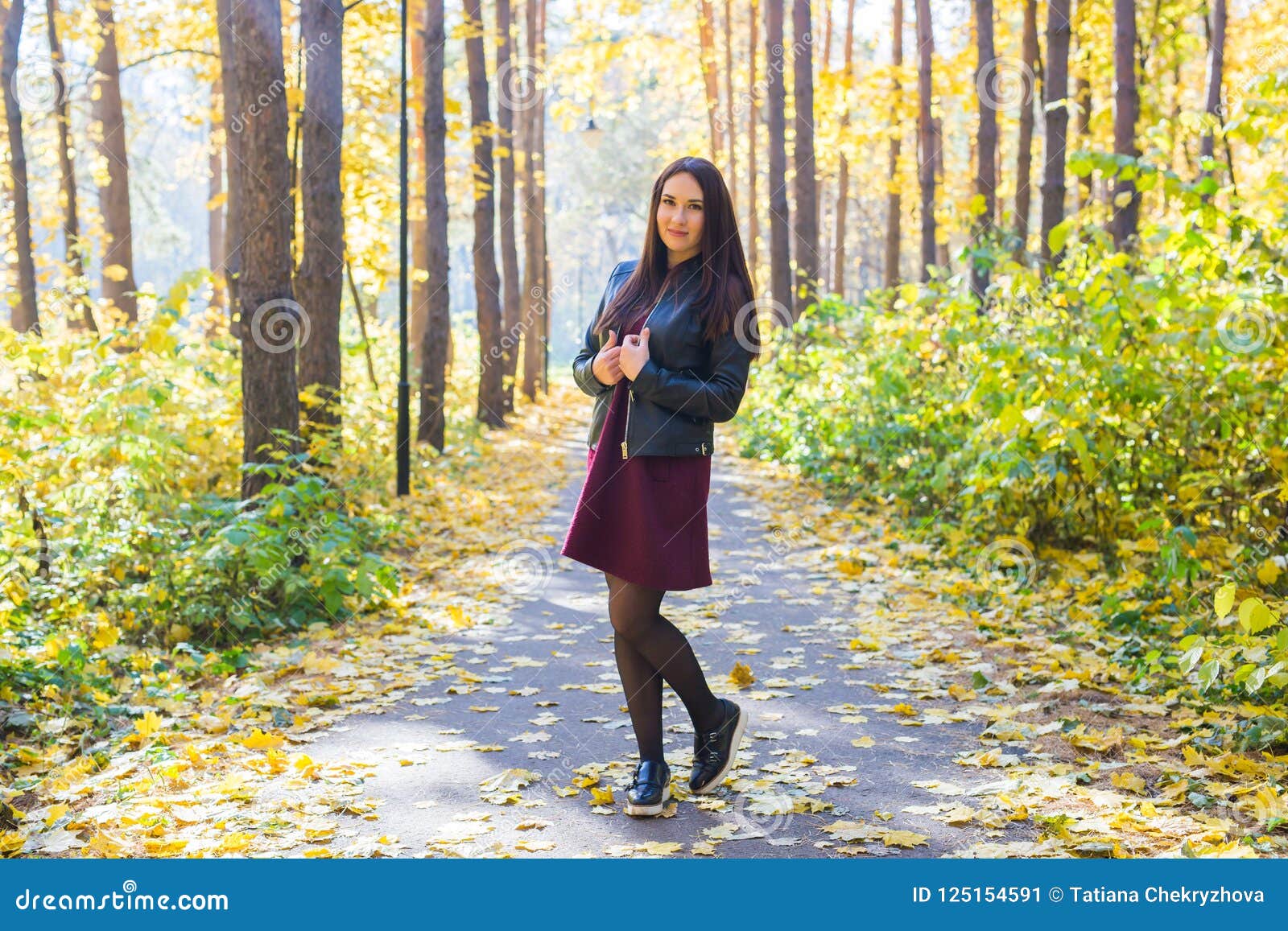 Фото Человека Осень Природа