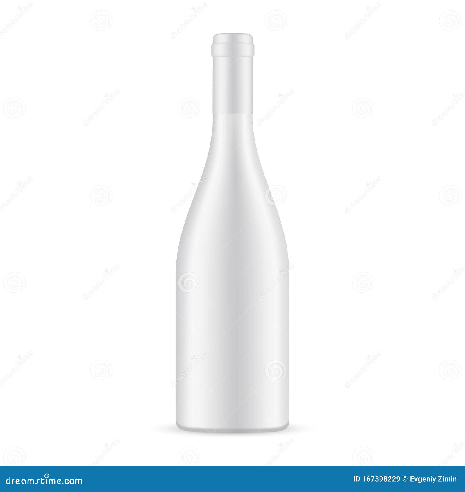 Download Blank Ceramic Wine Bottle Mockup Isolated Stock Illustration Illustration Of Template Blank 167398229