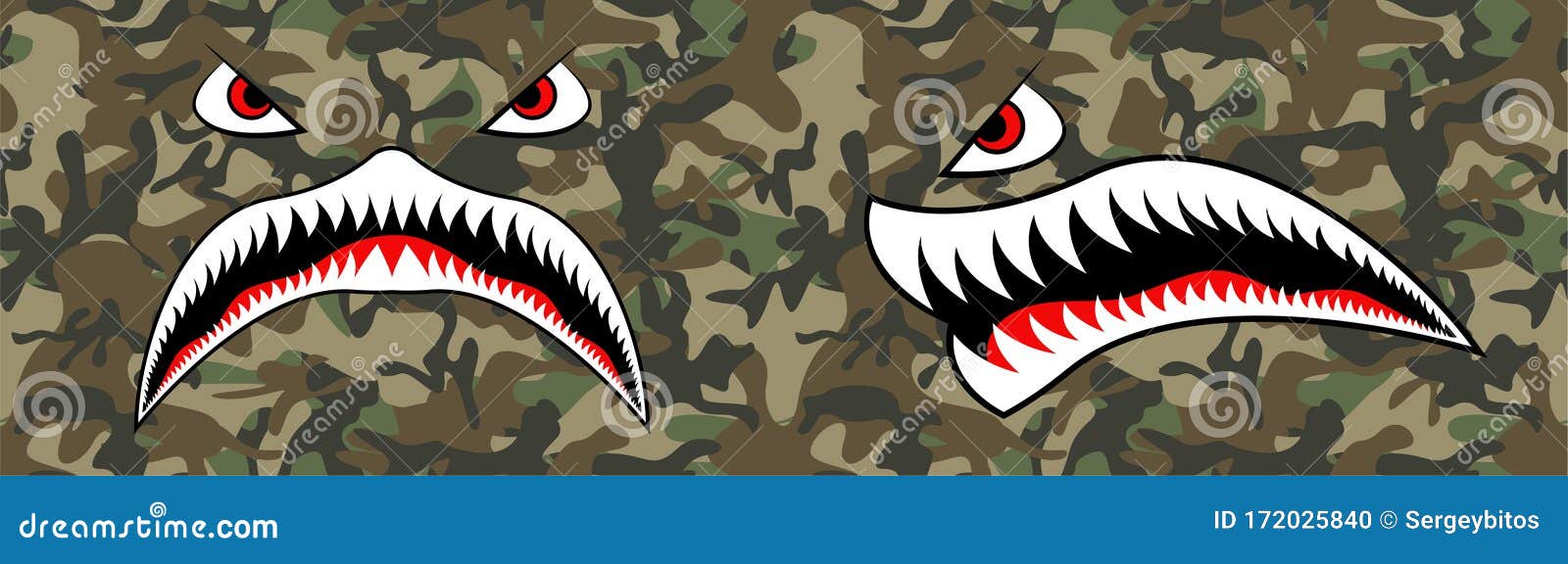 pix Shark Mouth Plane Vector shark teeth plane stock illustrations