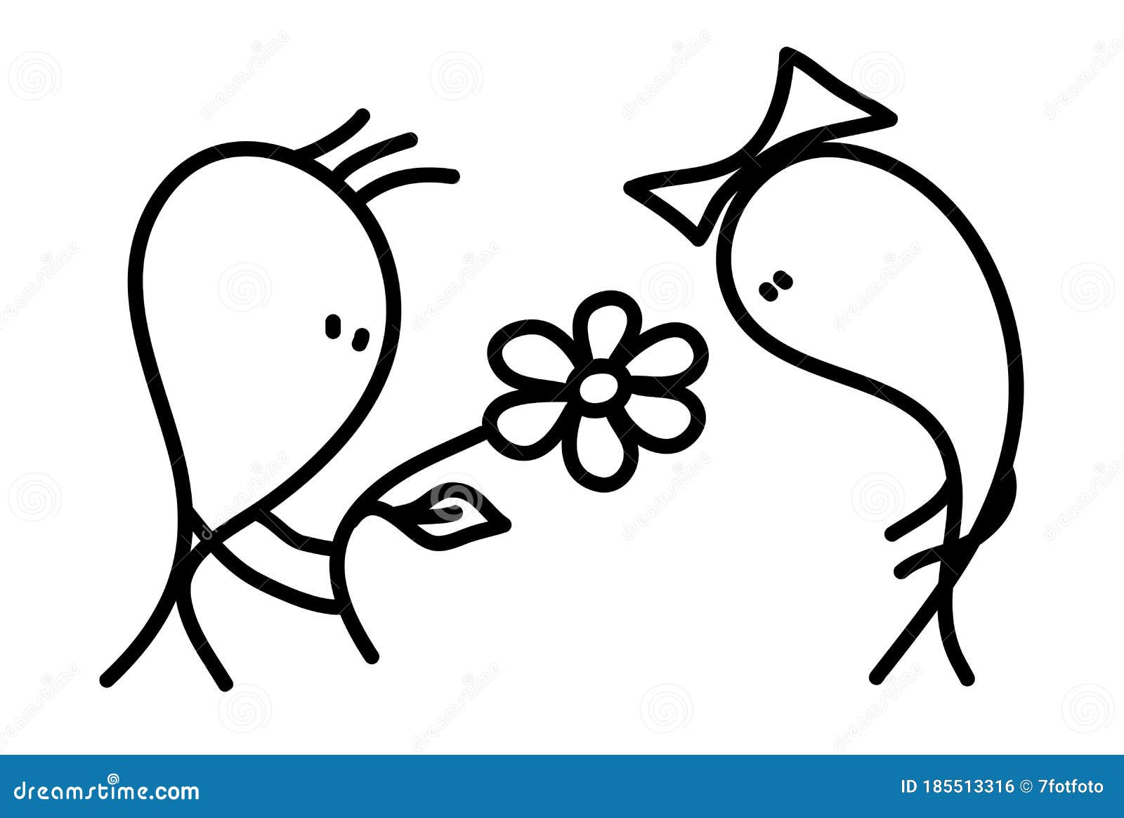 Declaration Of Love Boy And Girl Pencil Drawing Stock Vector Illustration Of Date Amour Declaration Of Love Boy And Girl Pencil Drawing Stock Vector Illustration Of Date Amour