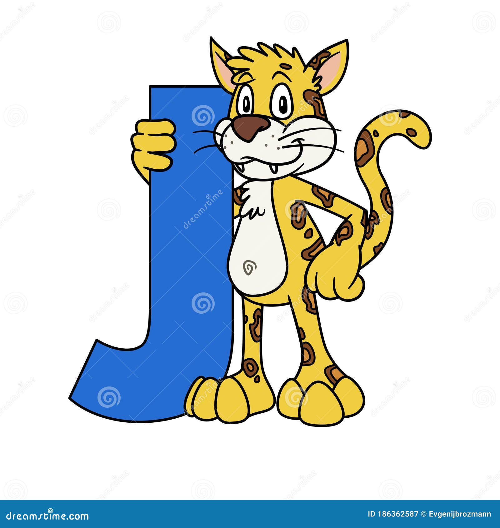 Animal Alphabet. Capital Letter J, Jaguar. Illustration Stock Vector - Illustration of clipart, education: 186362587 Animal Alphabet. Capital Letter J, Jaguar. Illustration Stock Vector - Illustration of clipart, education: 186362587