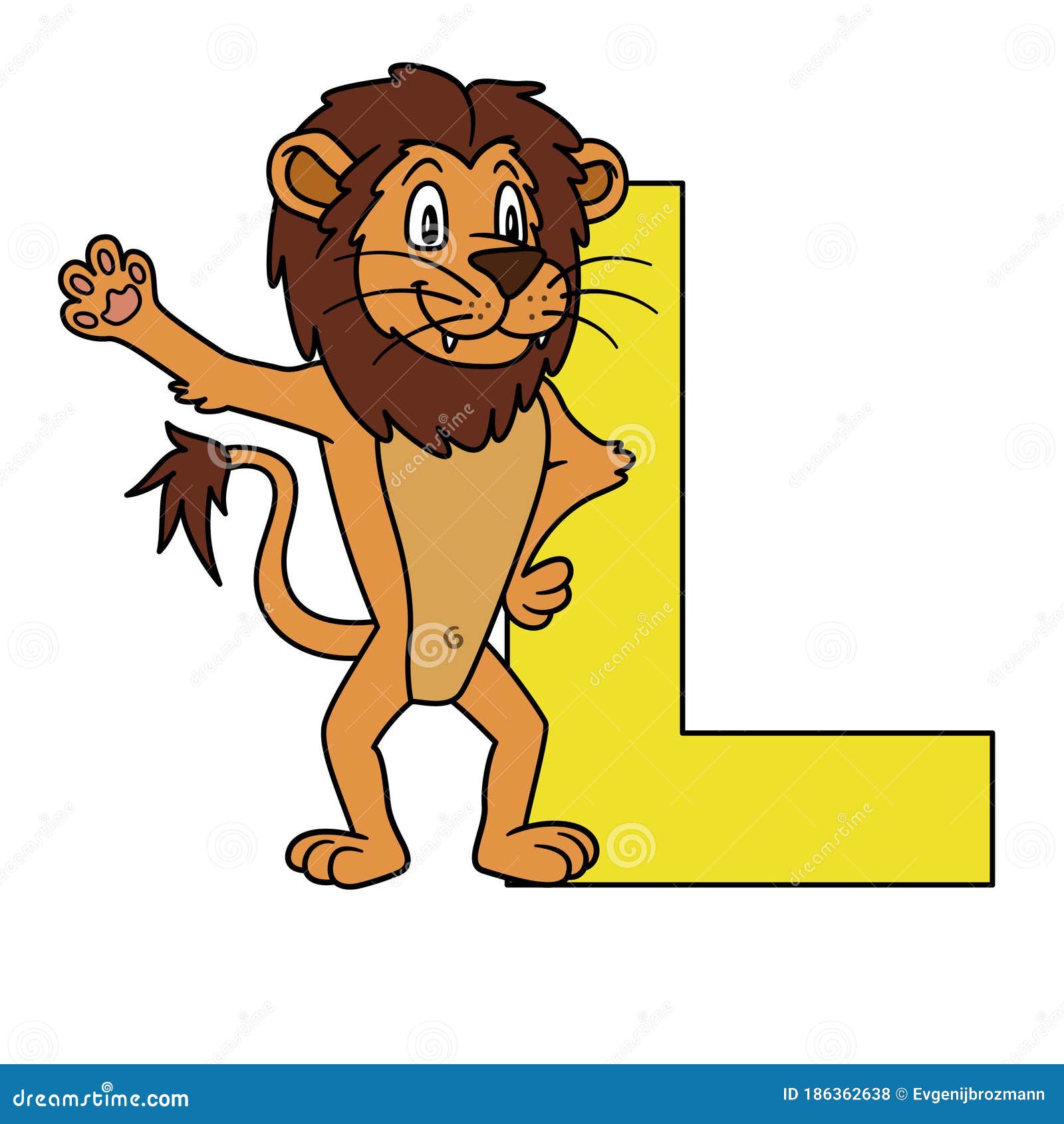 Animal Alphabet. Capital Letter L, Lion. Illustration Stock Vector - Illustration of animals, book: 186362638 Animal Alphabet. Capital Letter L, Lion. Illustration Stock Vector - Illustration of animals, book: 186362638