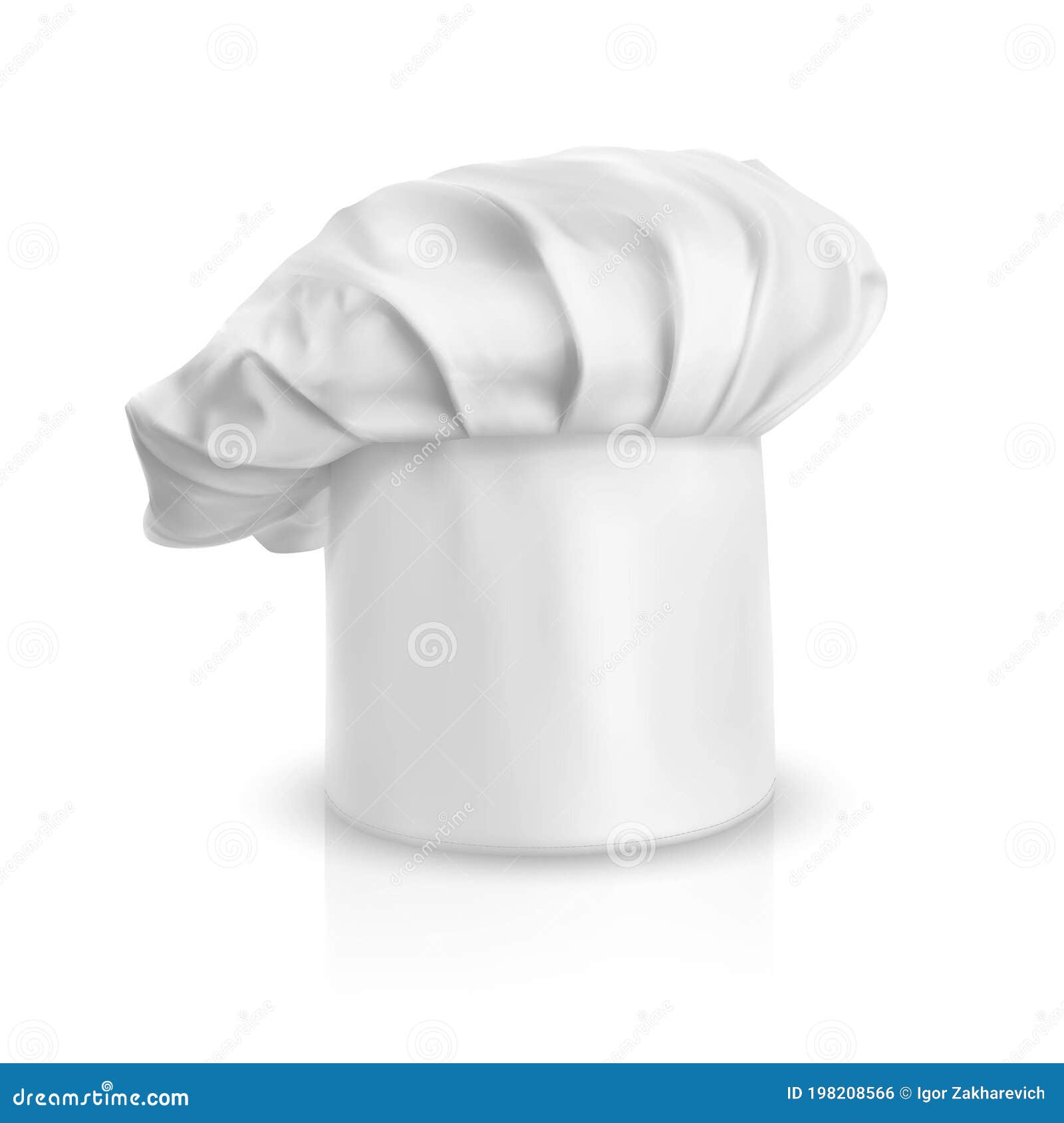 Download White Hat For The Chef Mockup For Branding Stock Illustration Illustration Of Wear Restaurant 198208566 PSD Mockup Templates