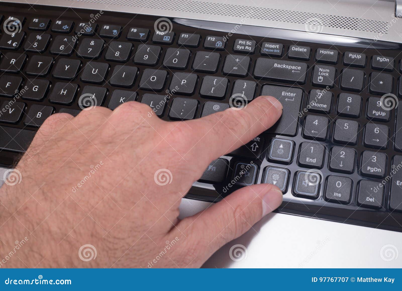 Red Enter Button Computer Keyboard Stock Image - Image of button, computer: 3950