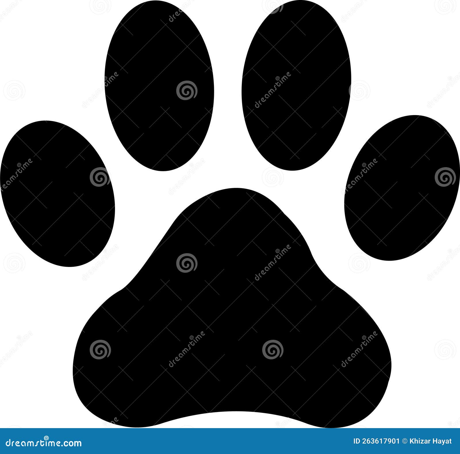 отпечаток лапы собачьего кота марионеточный след животного отпечатка  Иллюстрация вектора - иллюстрации насчитывающей картина, собака: 263617901