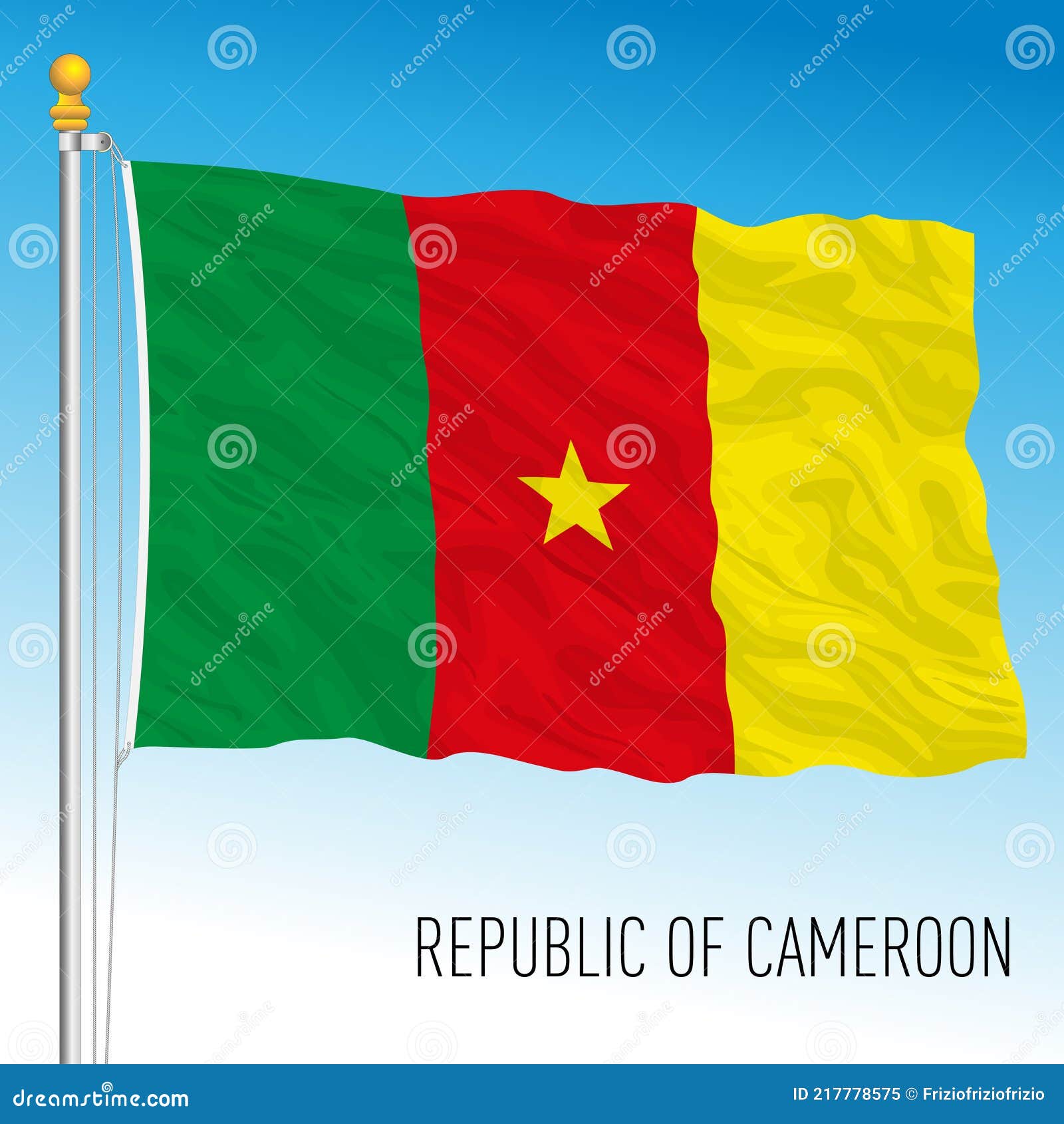The Voice of Vexillology, Flags & Heraldry: Cameroon Exclusive Economic Zone Fla