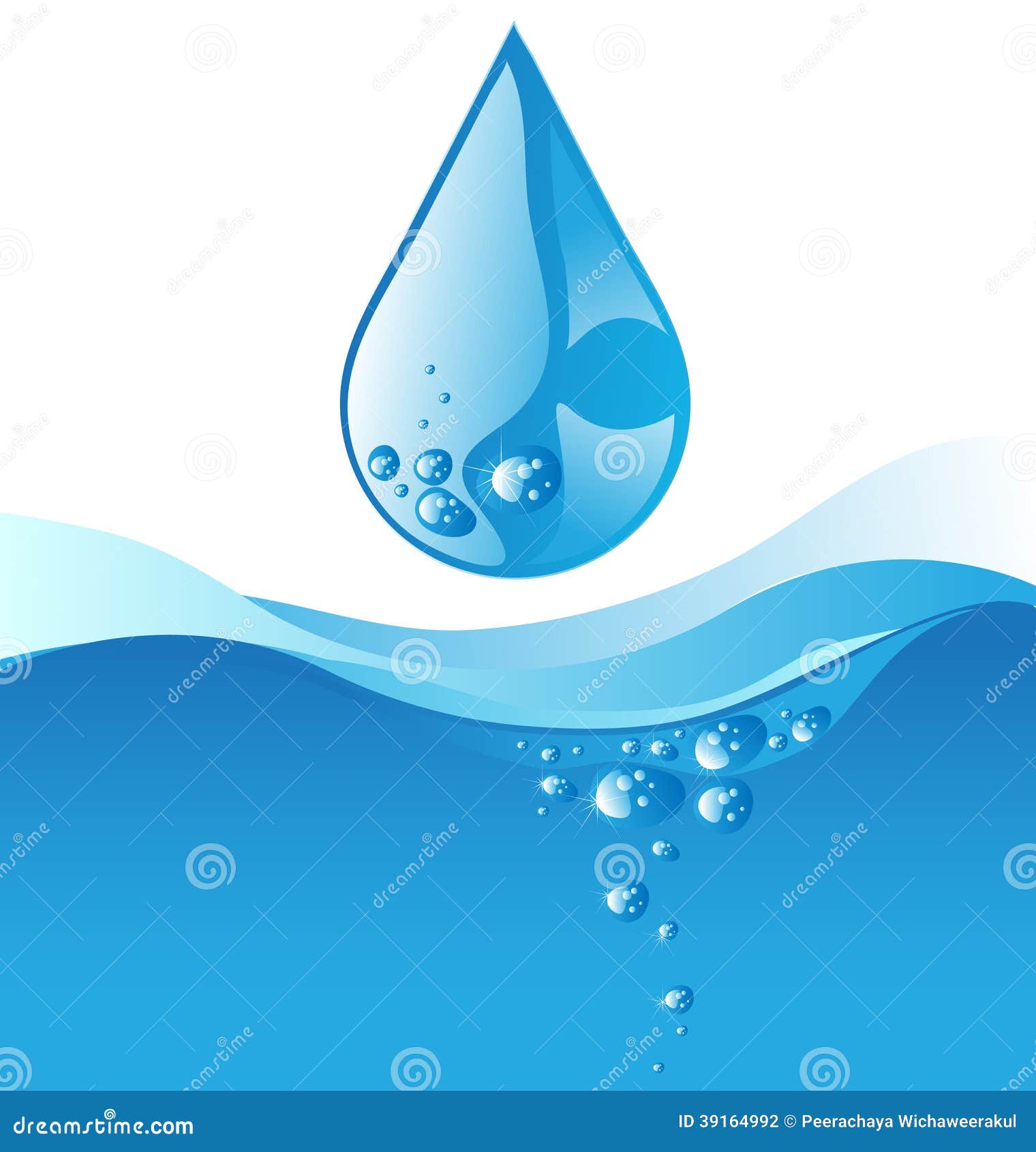Вода вектор