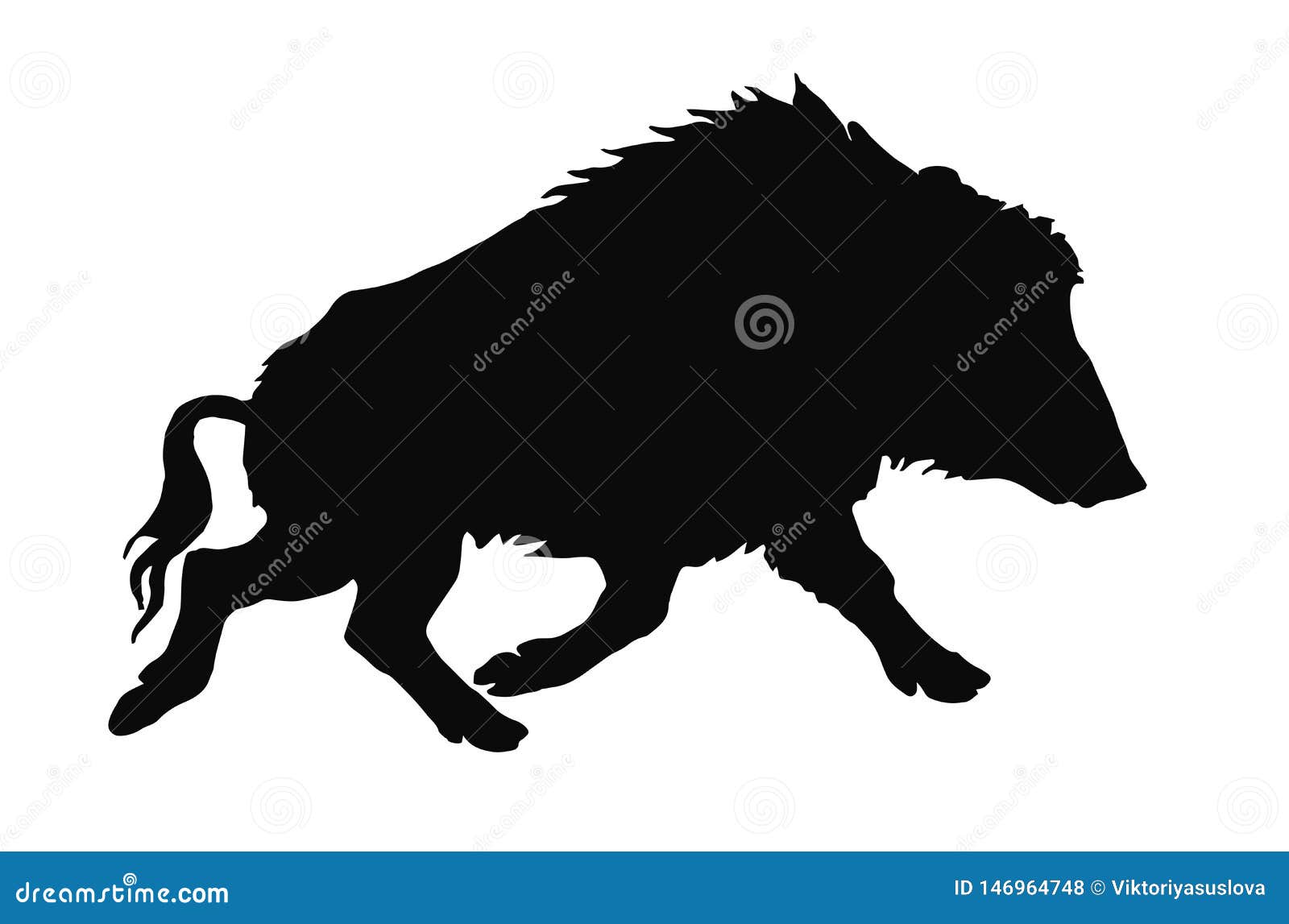 Vector, Isolated Image. Isolated Image Silhouette of a Running Wild Boar Stock Vector - Illustration of boar, stand: 146964748 Vector, Isolated Image. Isolated Image Silhouette of a Running Wild Boar Stock Vector - Illustration of boar, stand: 146964748