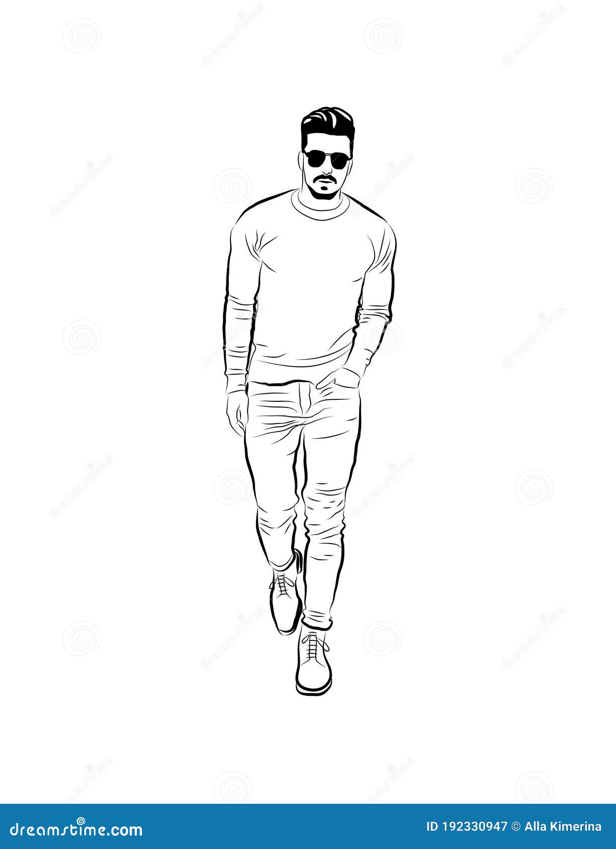 Premium Vector | Walking person hand drawn outline doodle icon. pedestrian,  recreation, walk ativity, healthy lifestyle concept. vector sketch  illustration for … | Person sketch, Walking cartoon, Doodle people