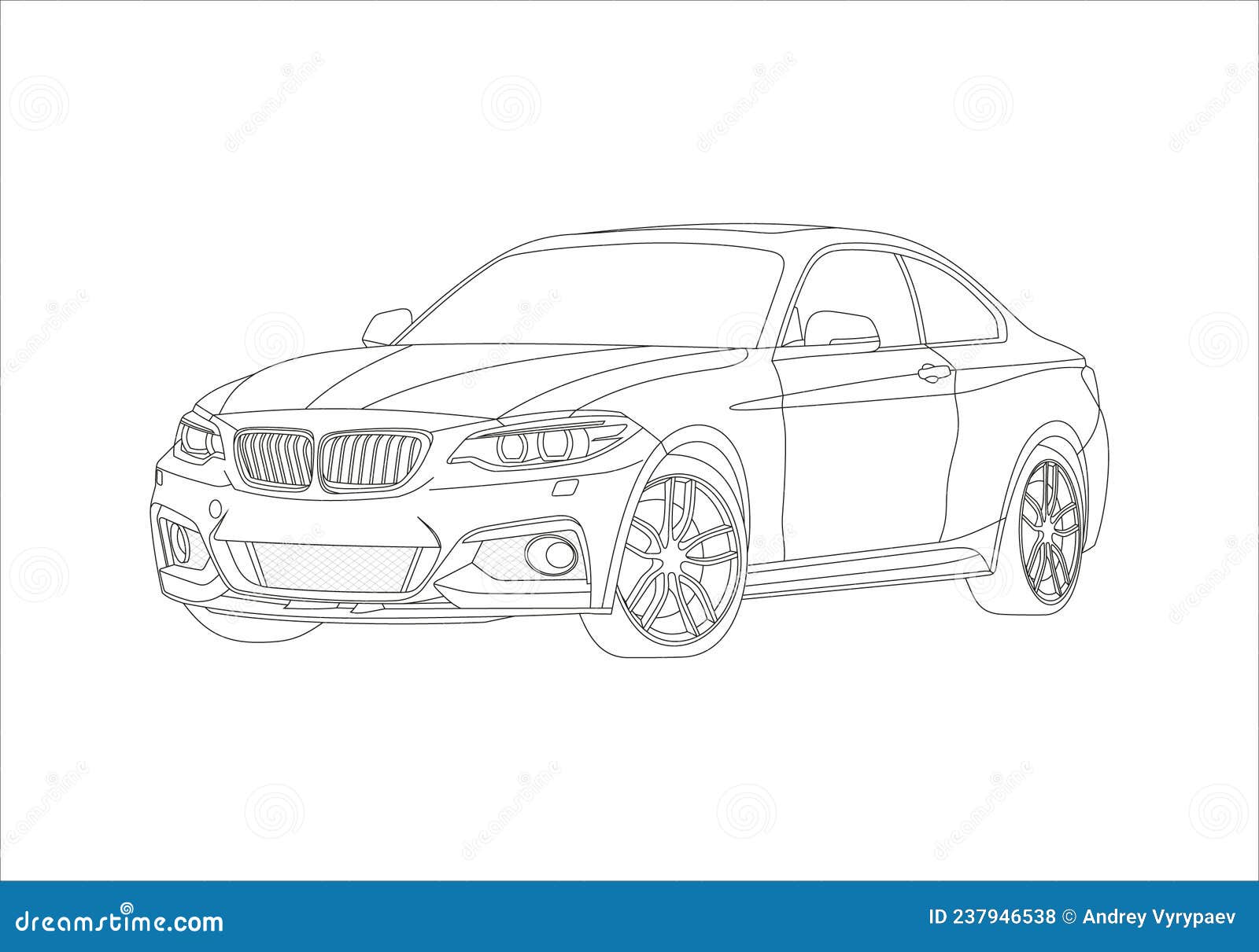Share 135+ bmw car drawing best
