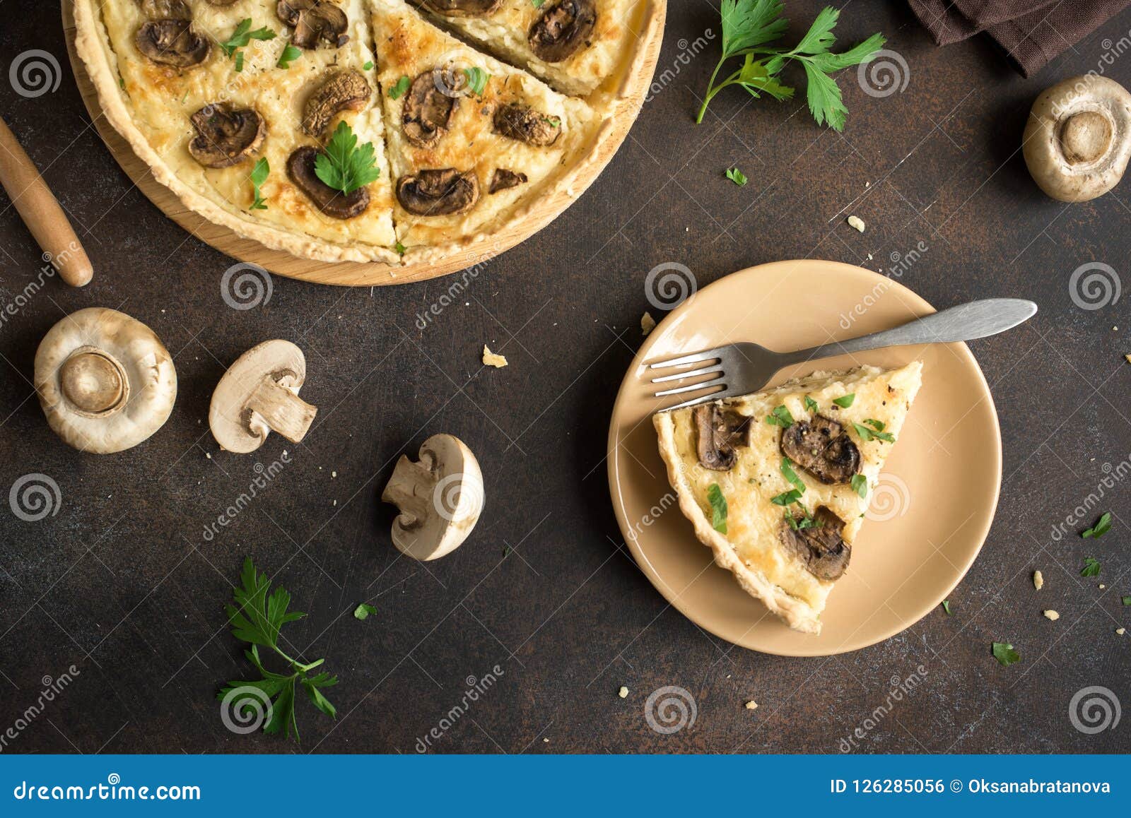 пицца пирог грибная фото 90