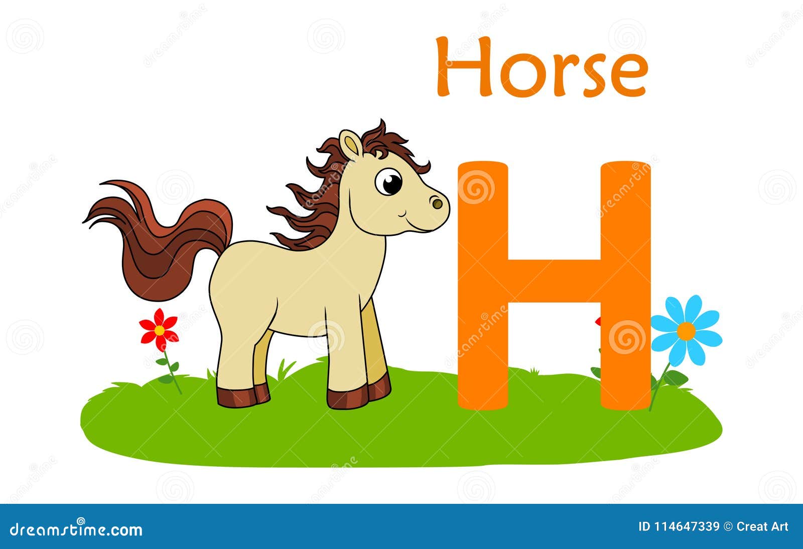 Слово пять букв коне. Лошадь на букву н. Буква с лошадью. Letter h Horse. H Horse Alphabet.