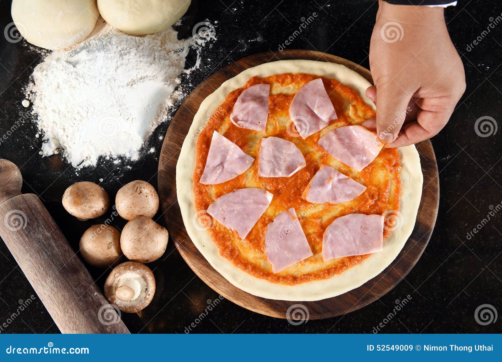 последовательность для пиццы начинка фото 8