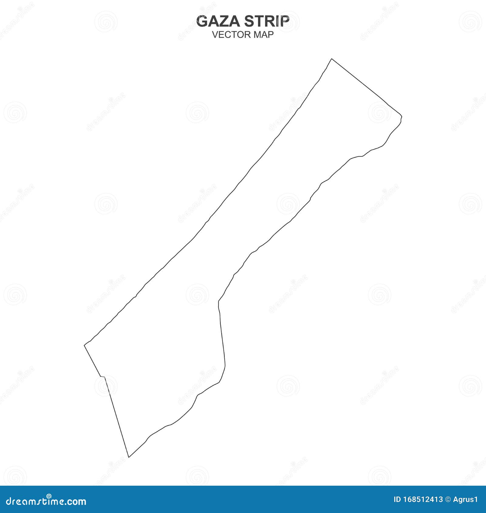 Политическая карта сектора Газа изолированной на белом фоне Иллюстрациявектора - иллюстрации насчитывающей икона, национально: 168512413