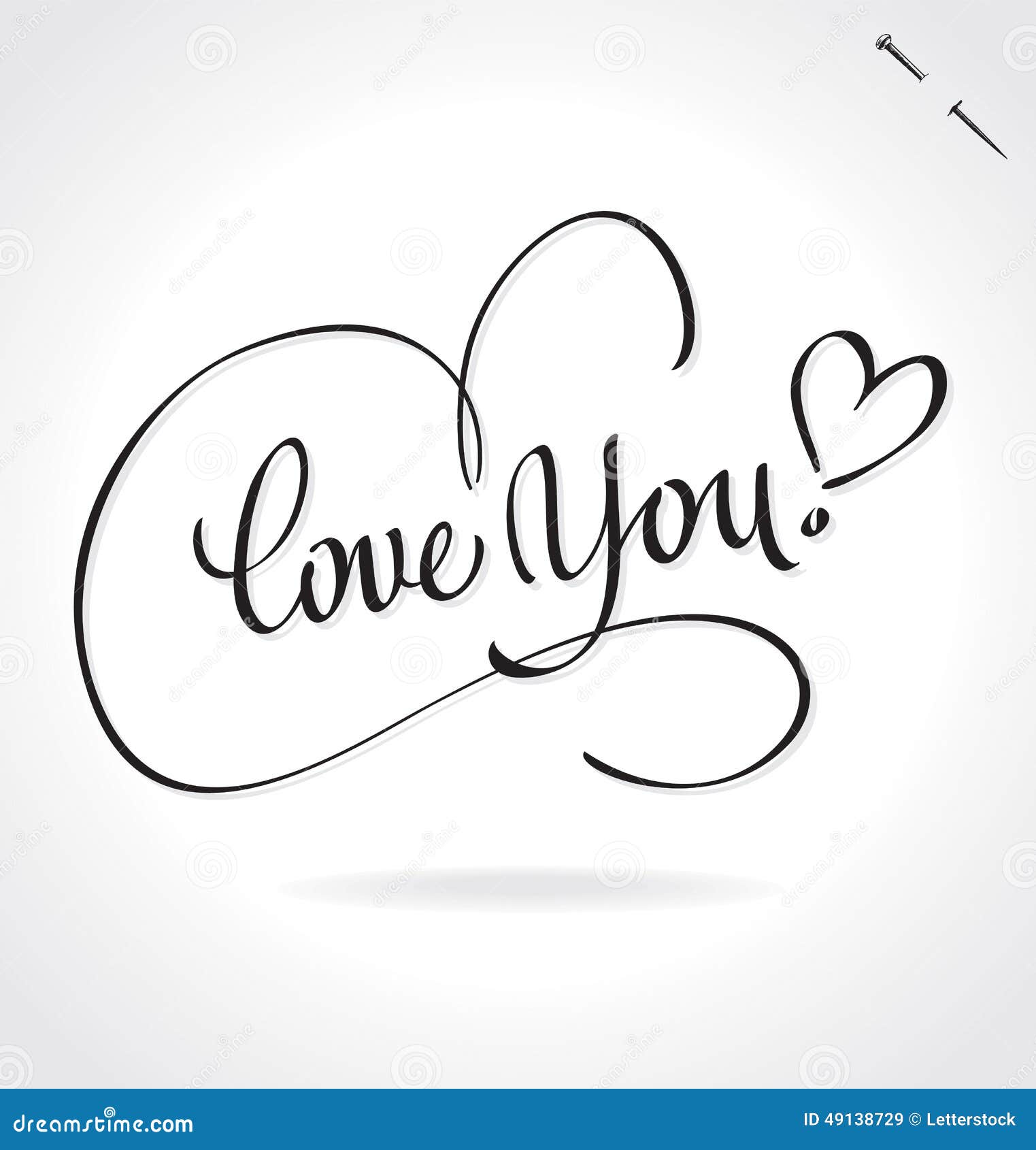 I love you красивая надпись