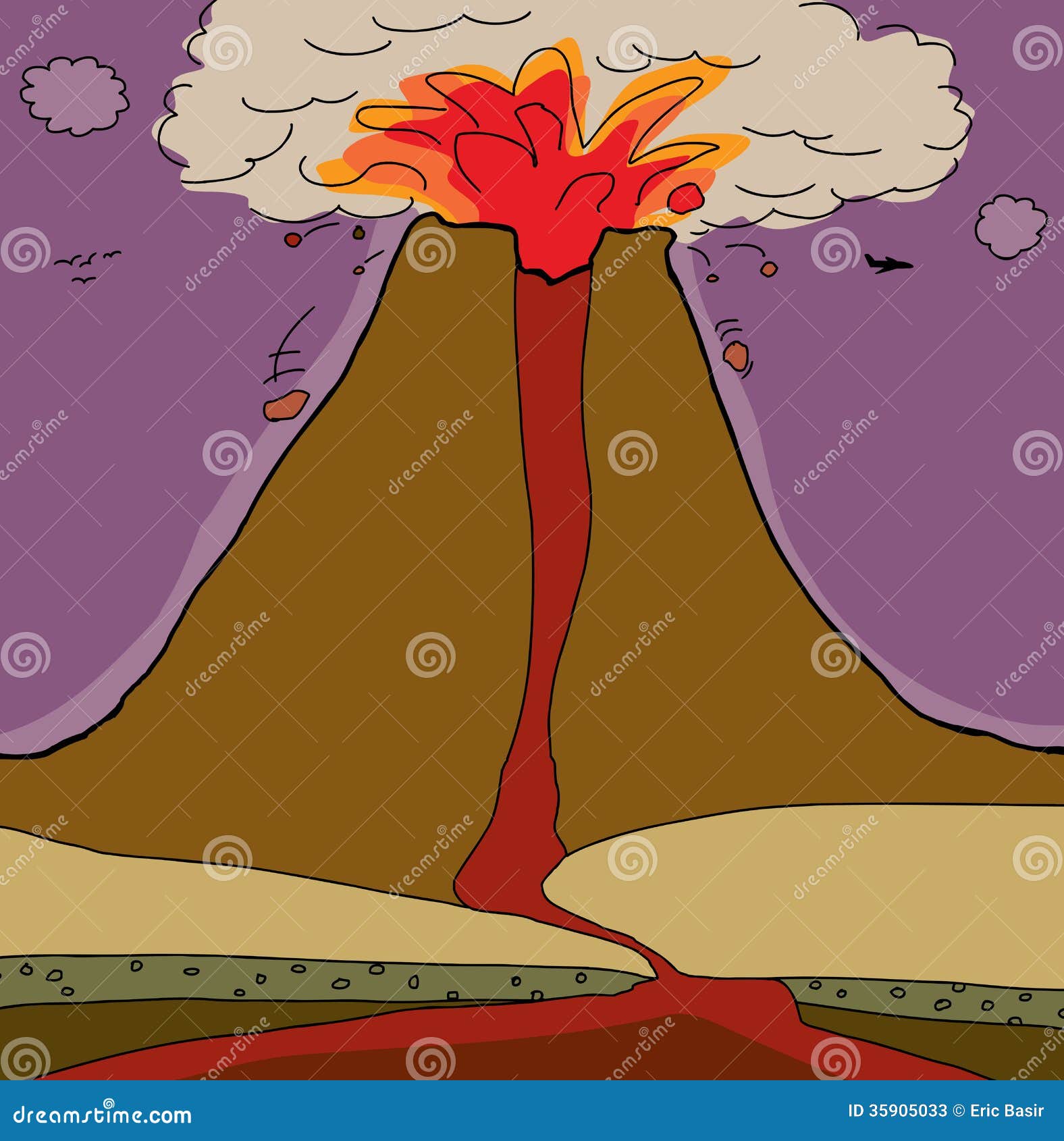 Рисунок вулкана 5 класс. Строение вулкана. Вулкан в разрезе. Лава в разрезе. Строение вулкана для детей.