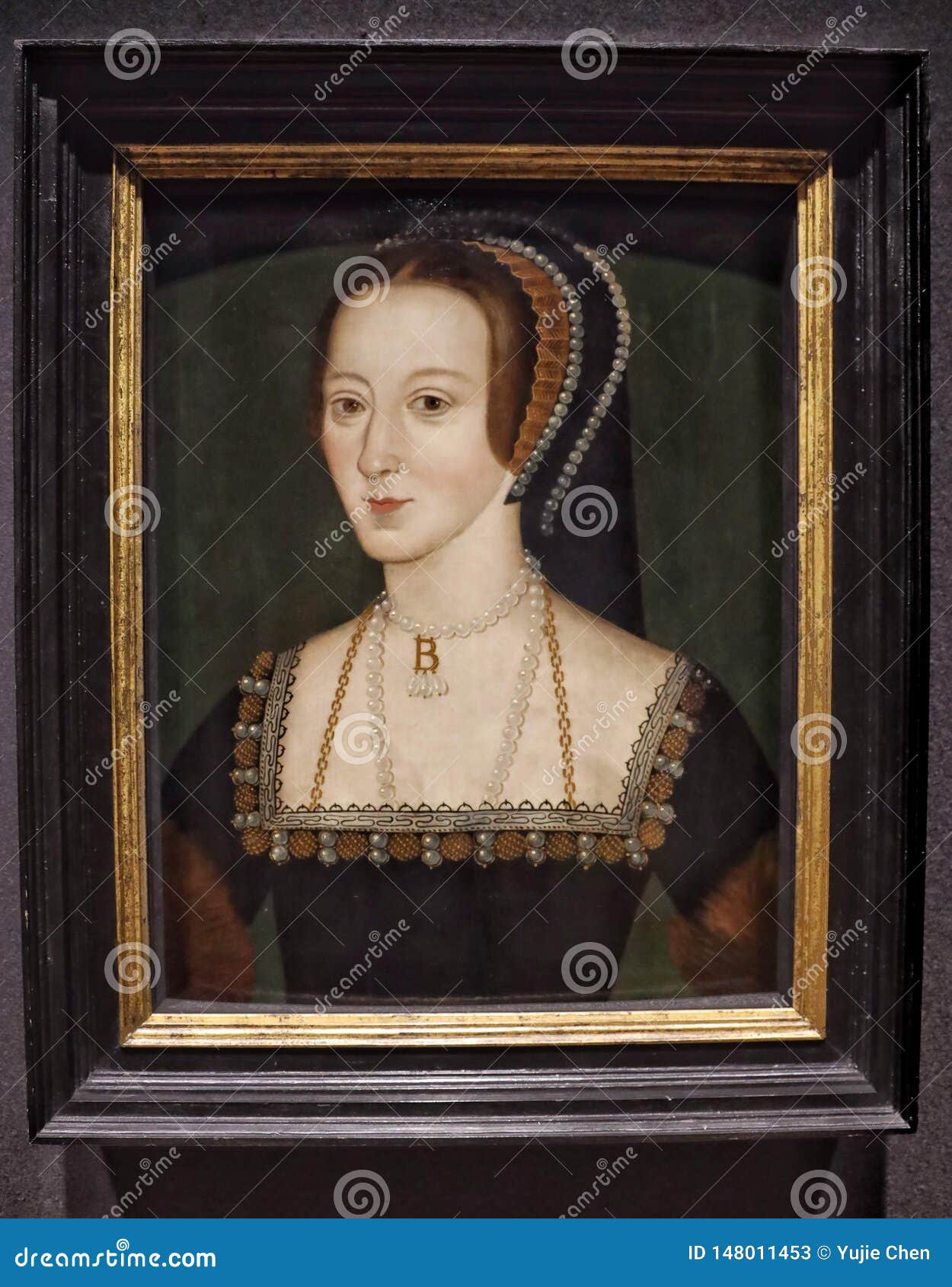 Portret Anna Bolejn Redakcionnoe Stokovoe Foto Izobrazhenie Naschityvayushej 148011453